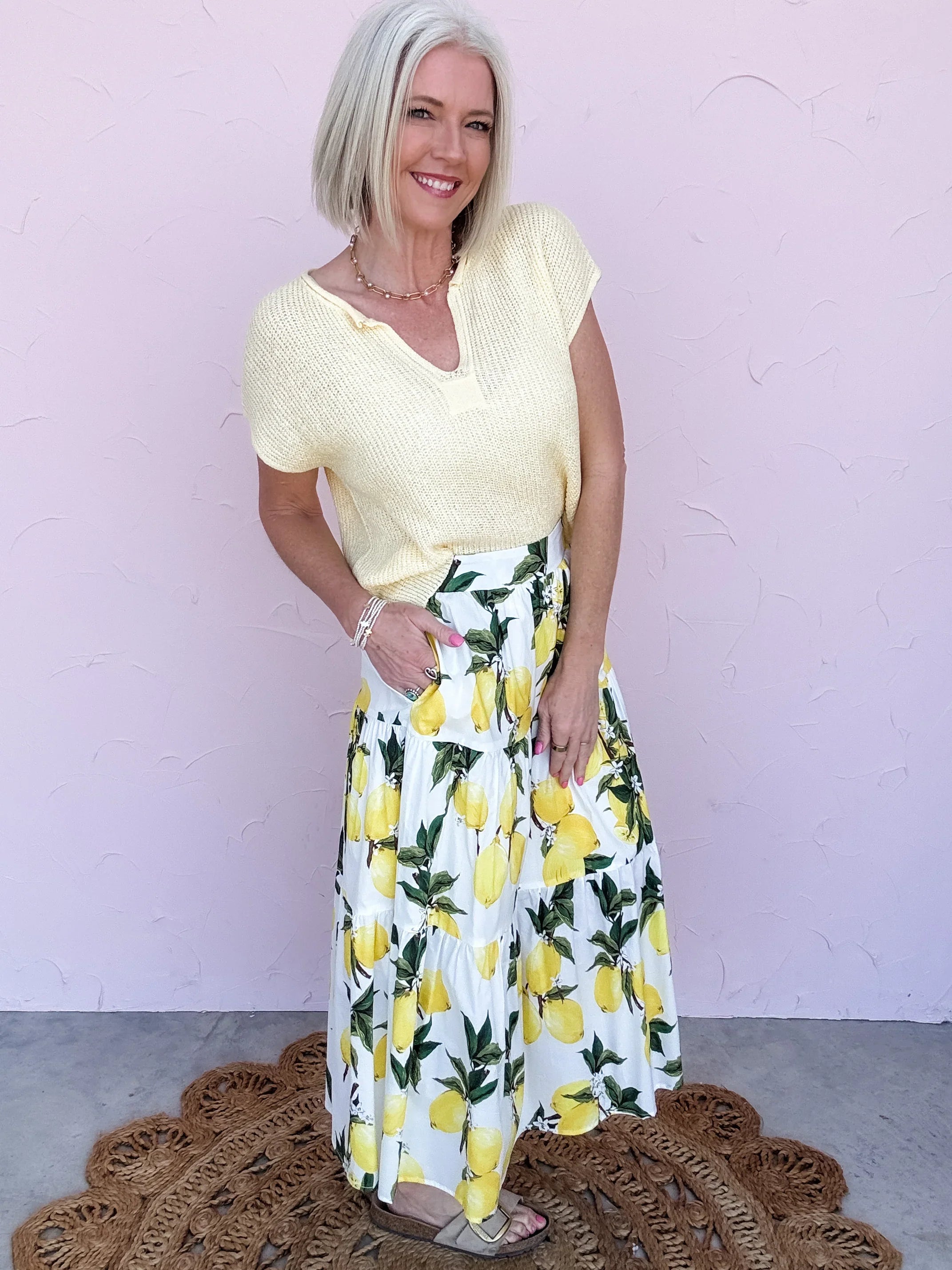 Citrus Bloom Skirt