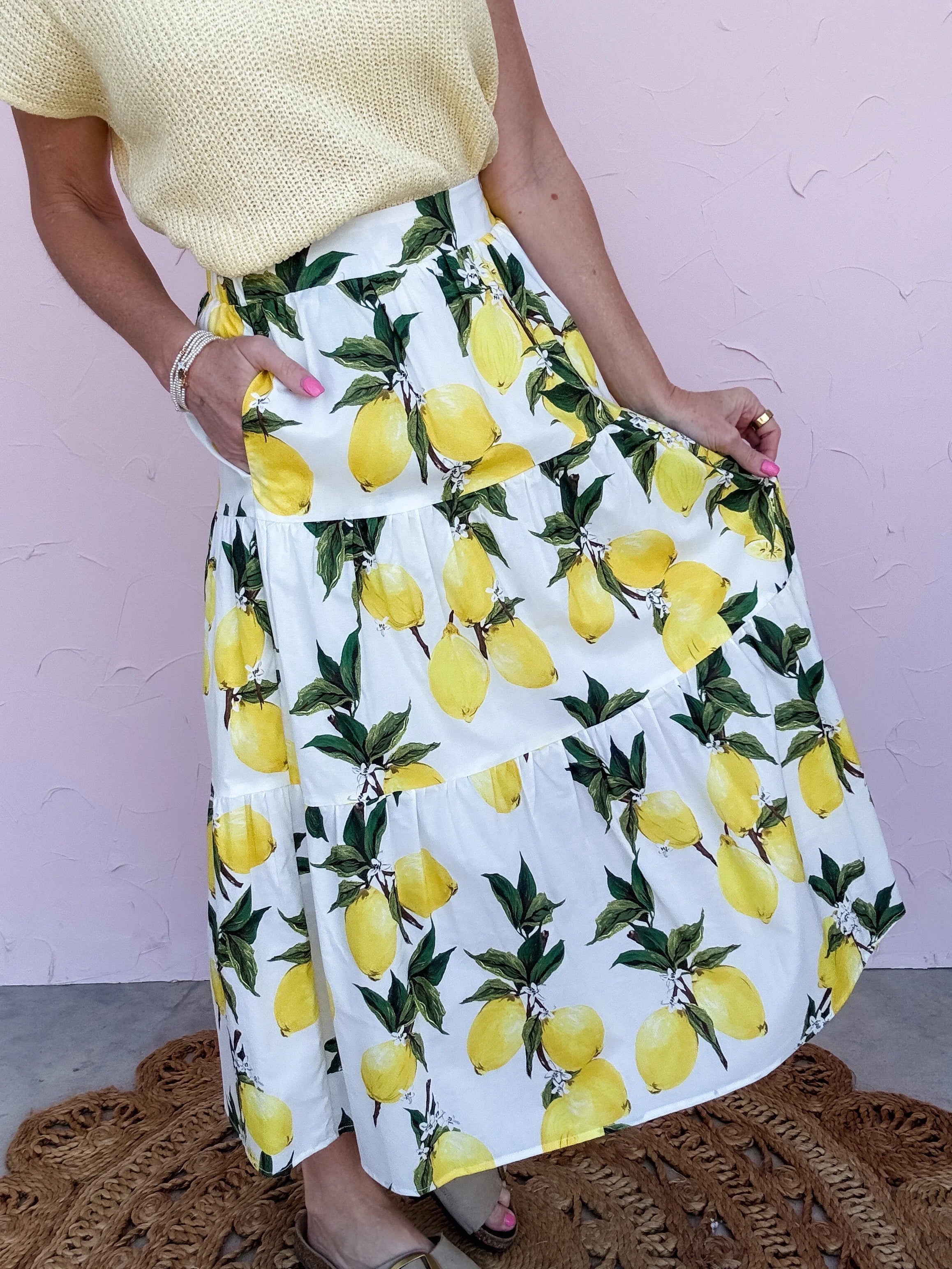 Citrus Bloom Skirt