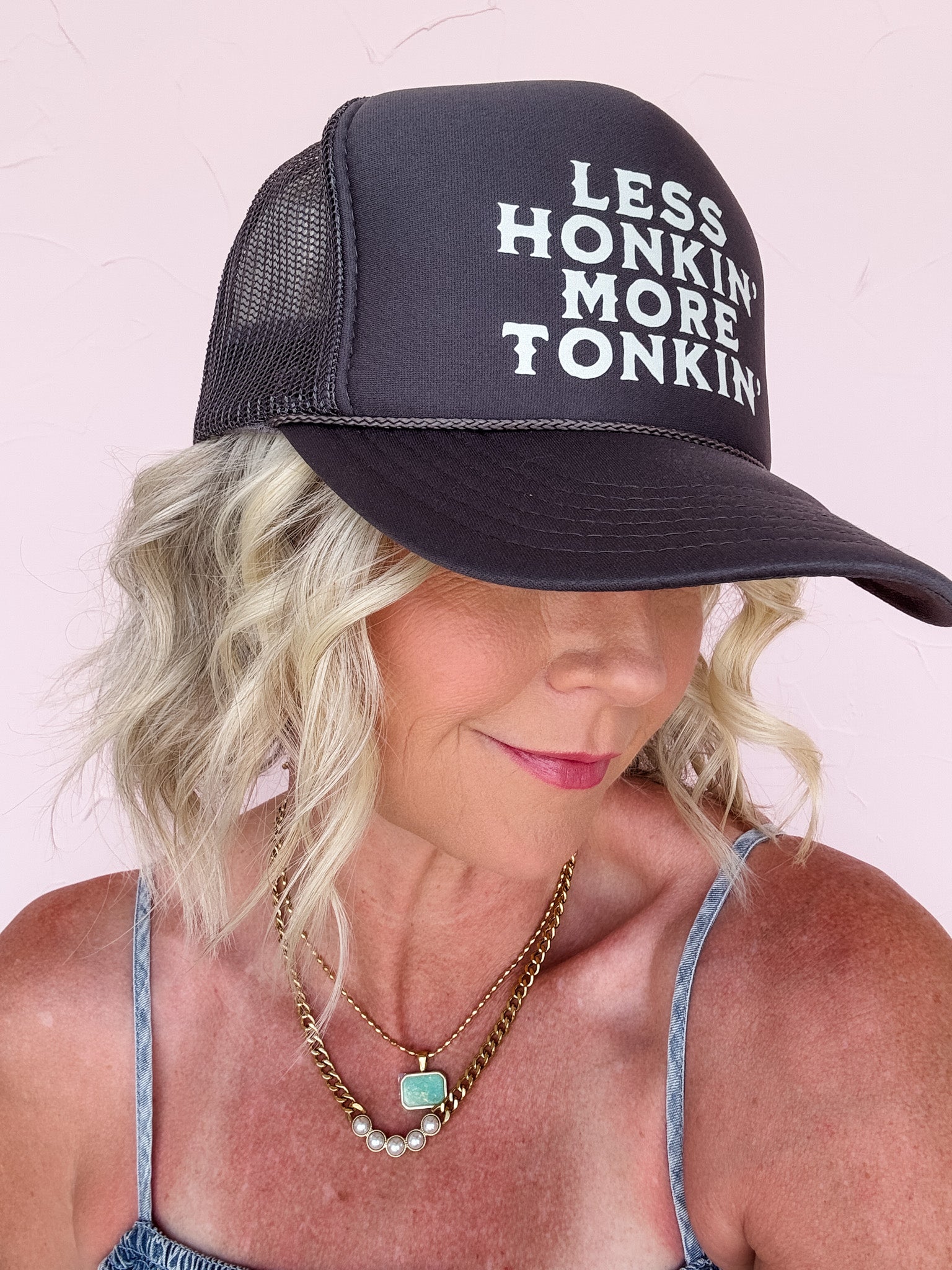 Less Honkin More Tonkin Trucker