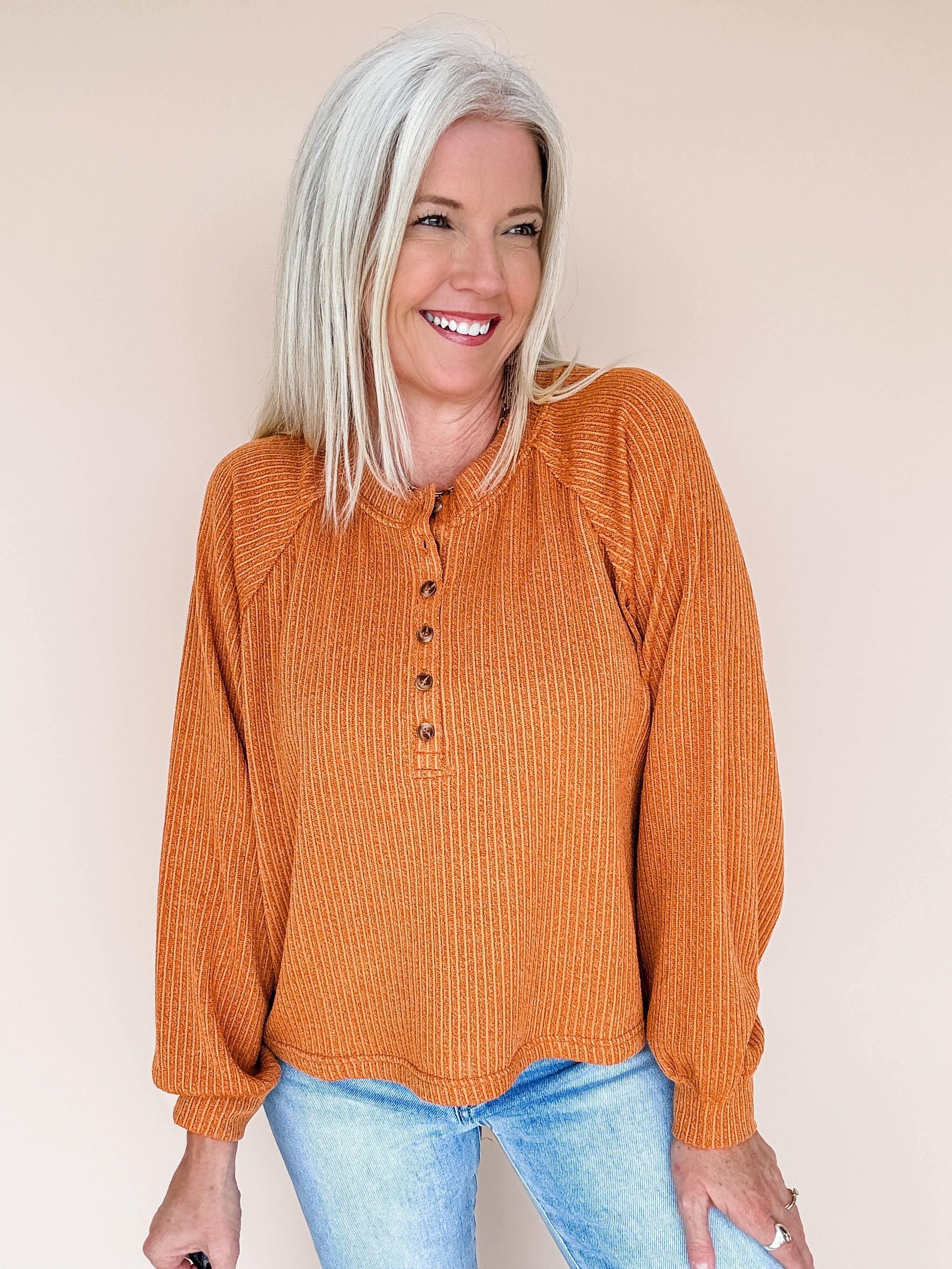 Cora Button Top