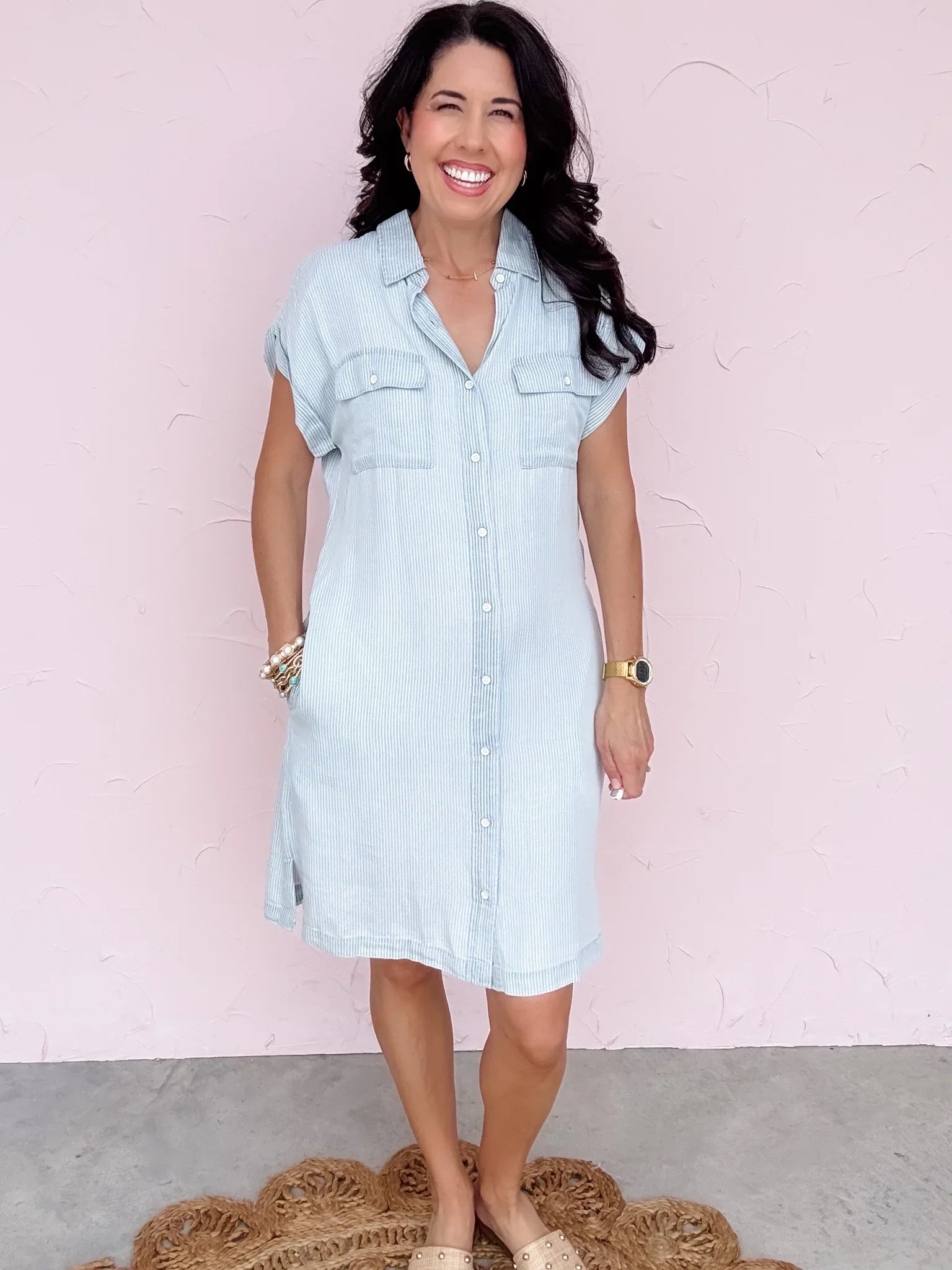 Oaklee Shirt Dress