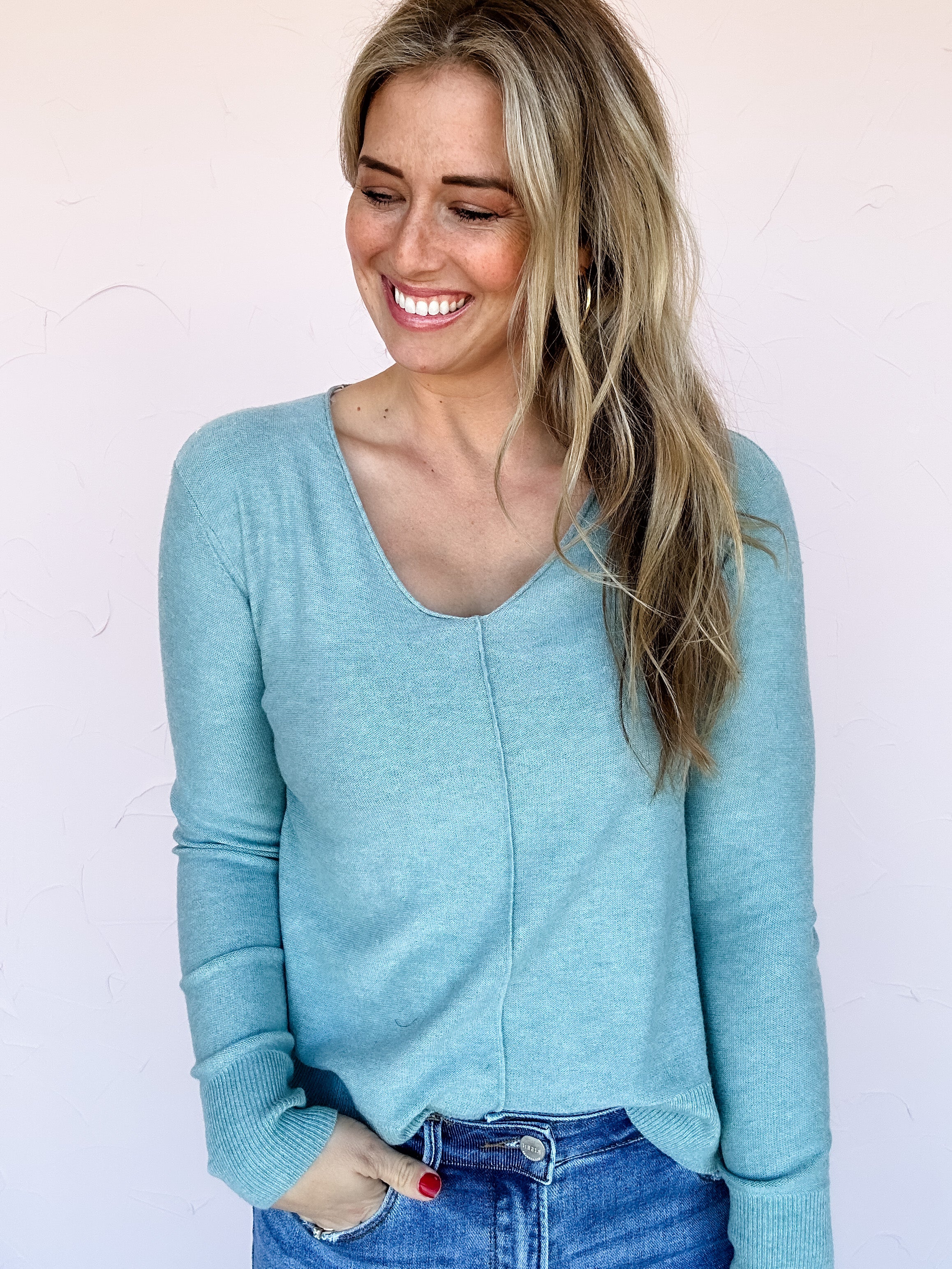 Cool Mint Sweater Top