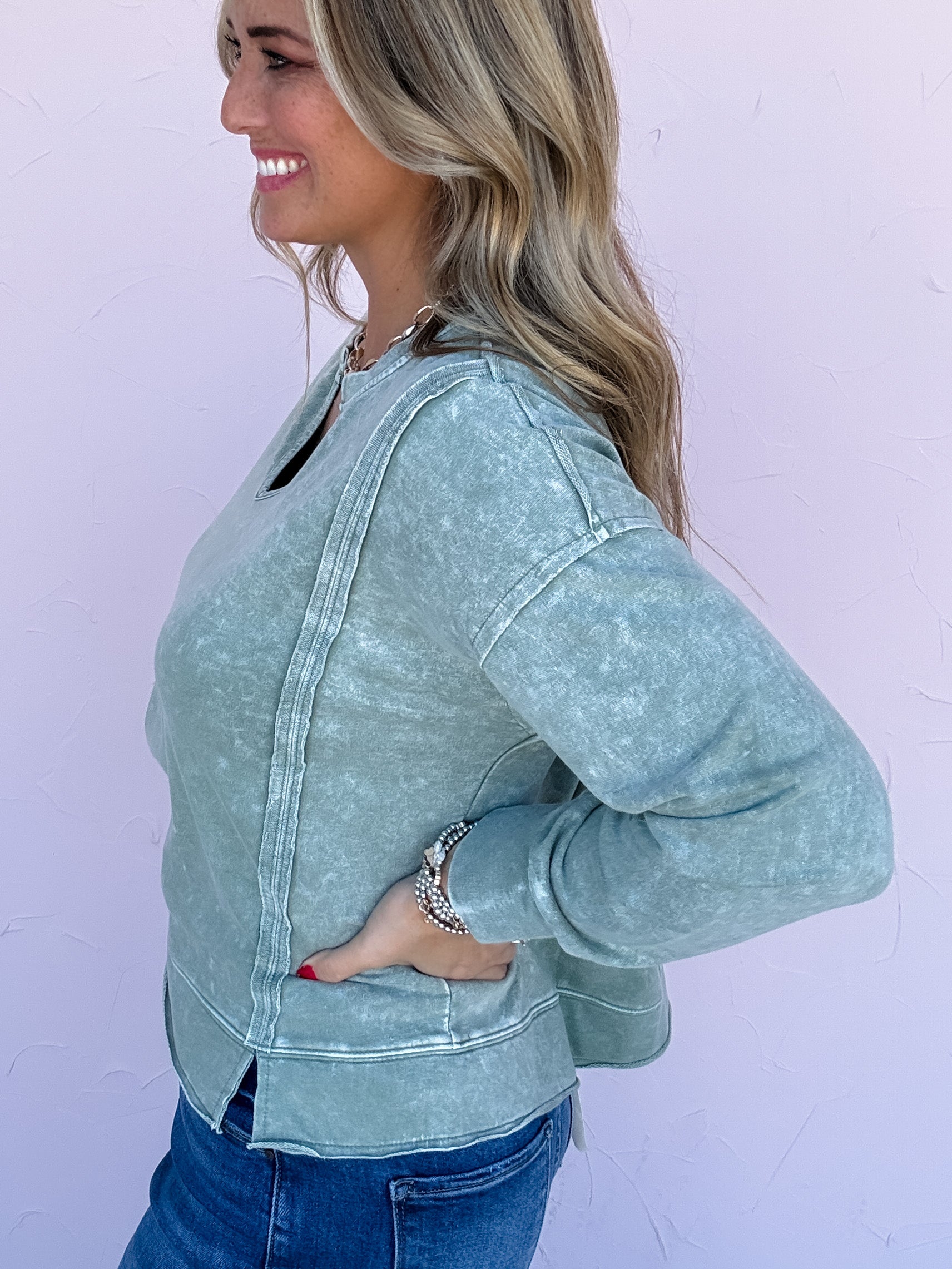 Carolina Wash Pullover