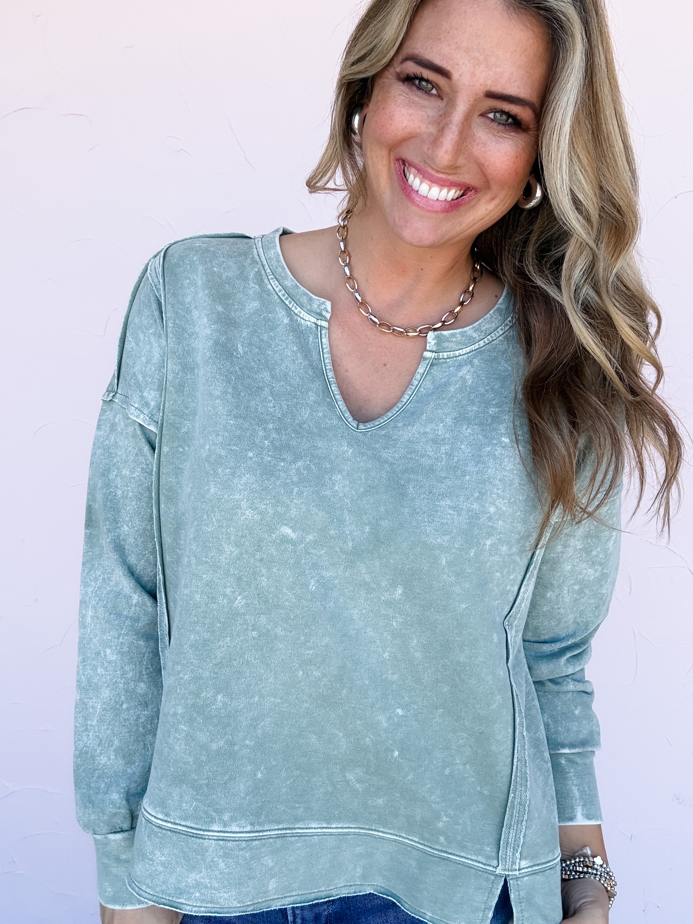 Carolina Wash Pullover