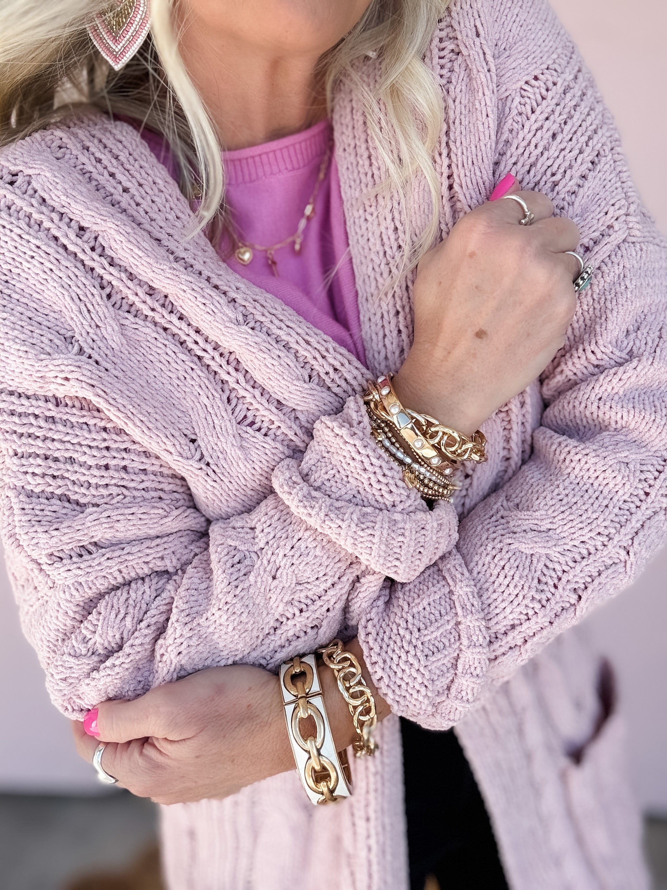 Soft Blush Cardigan