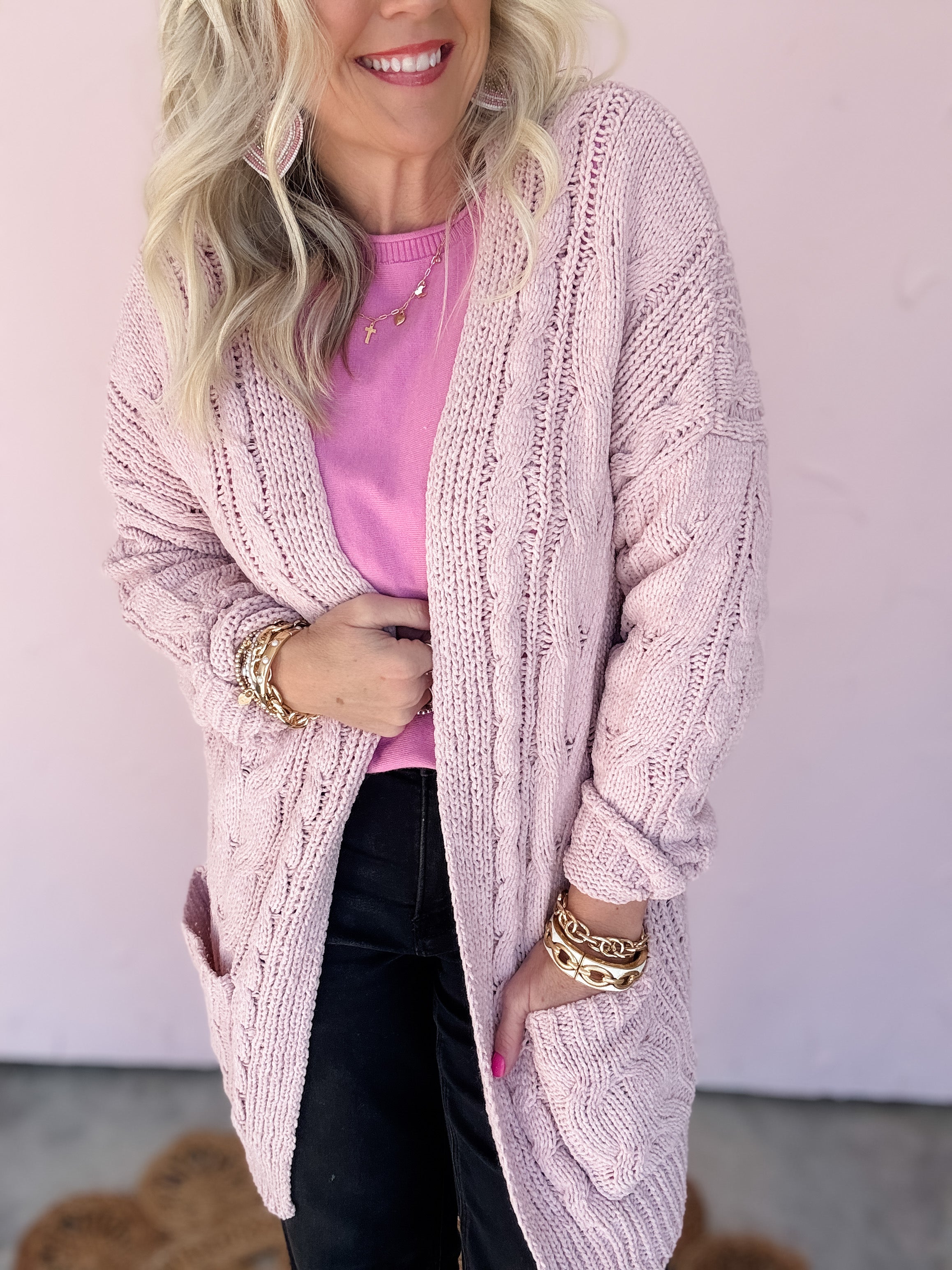 Soft Blush Cardigan