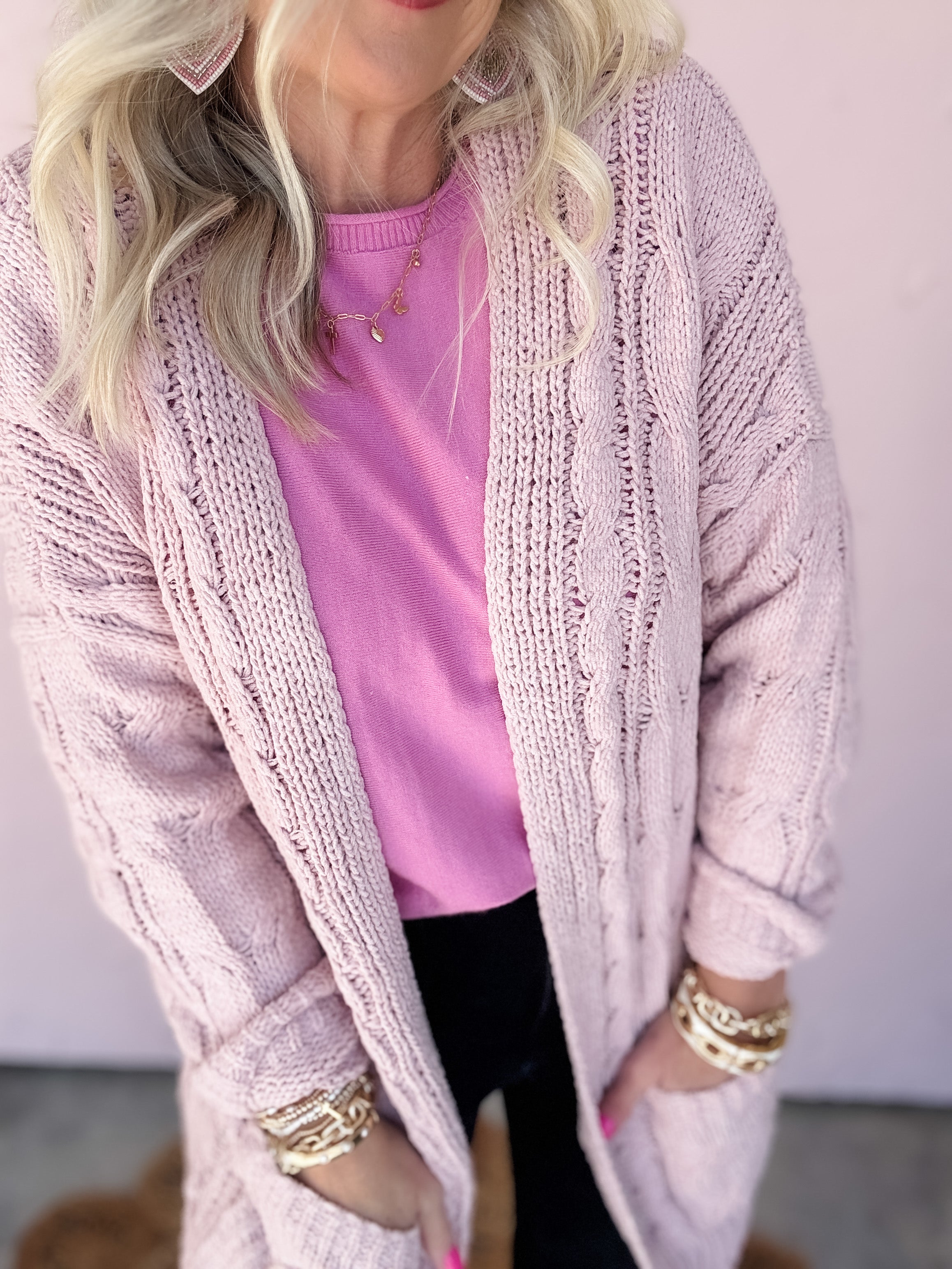 Soft Blush Cardigan