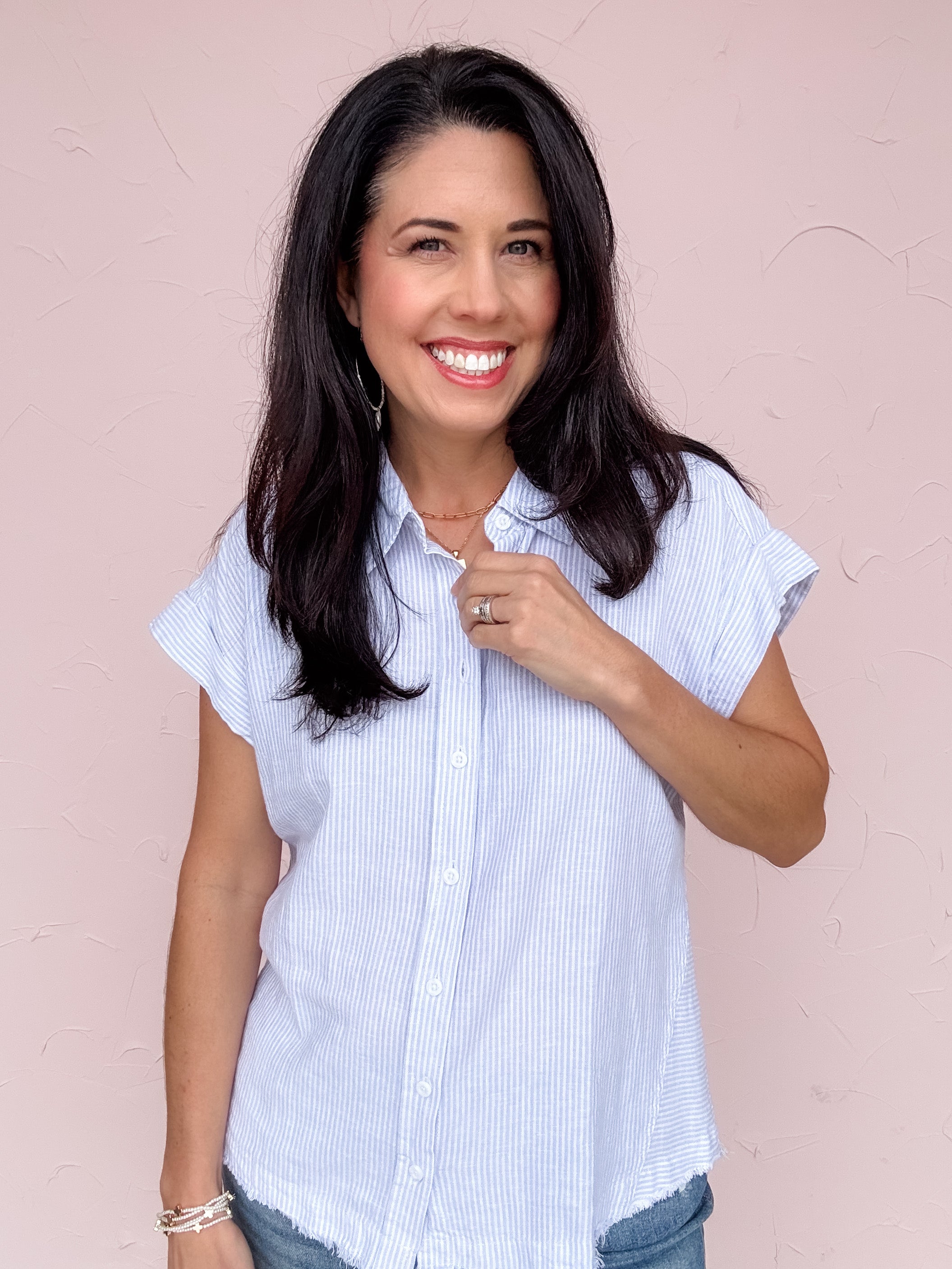 Blue Note Button Down