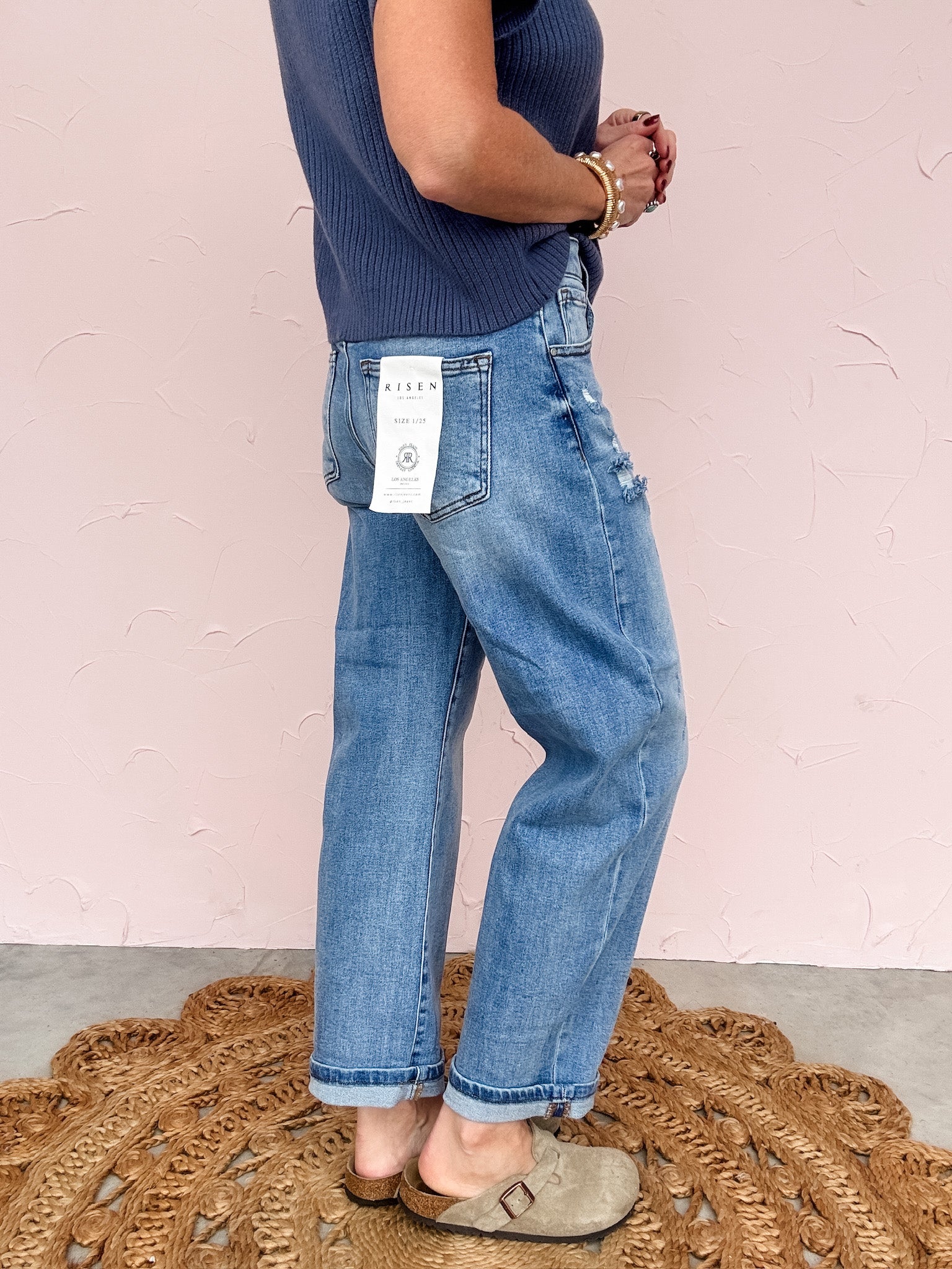 Easy Motion Barrel Jeans