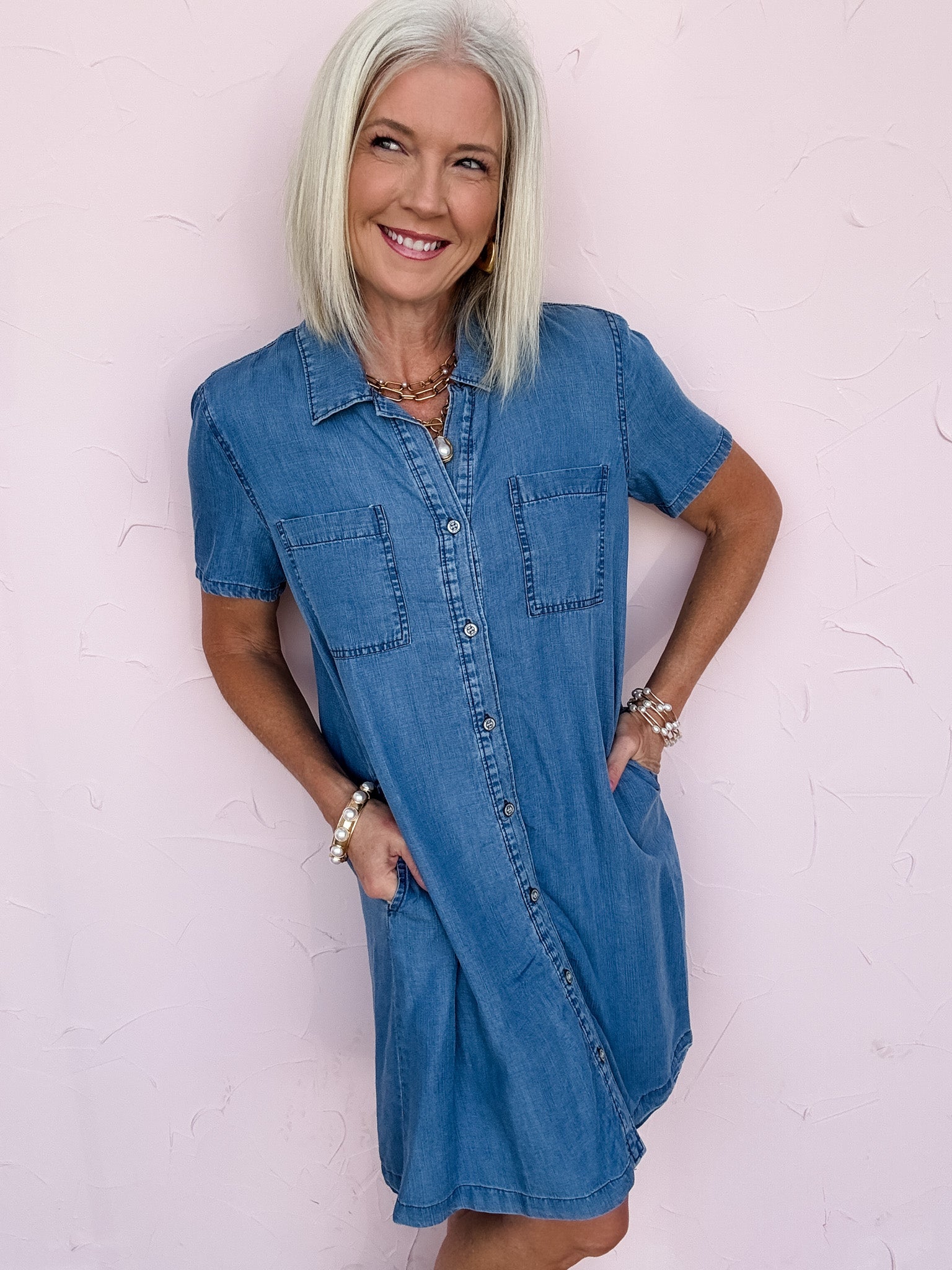Easy Going Denim Dress