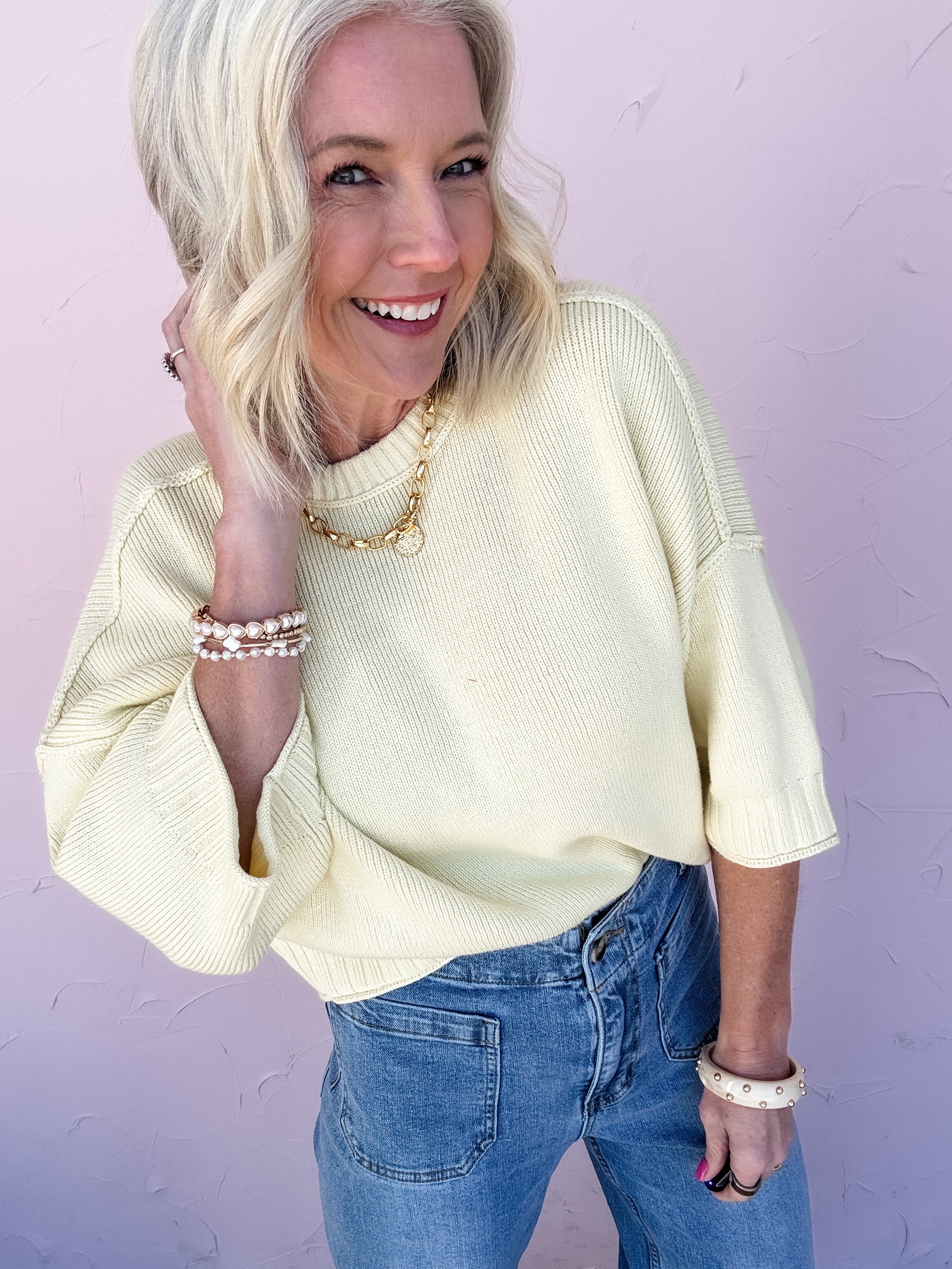 Full Moon Sweater Top