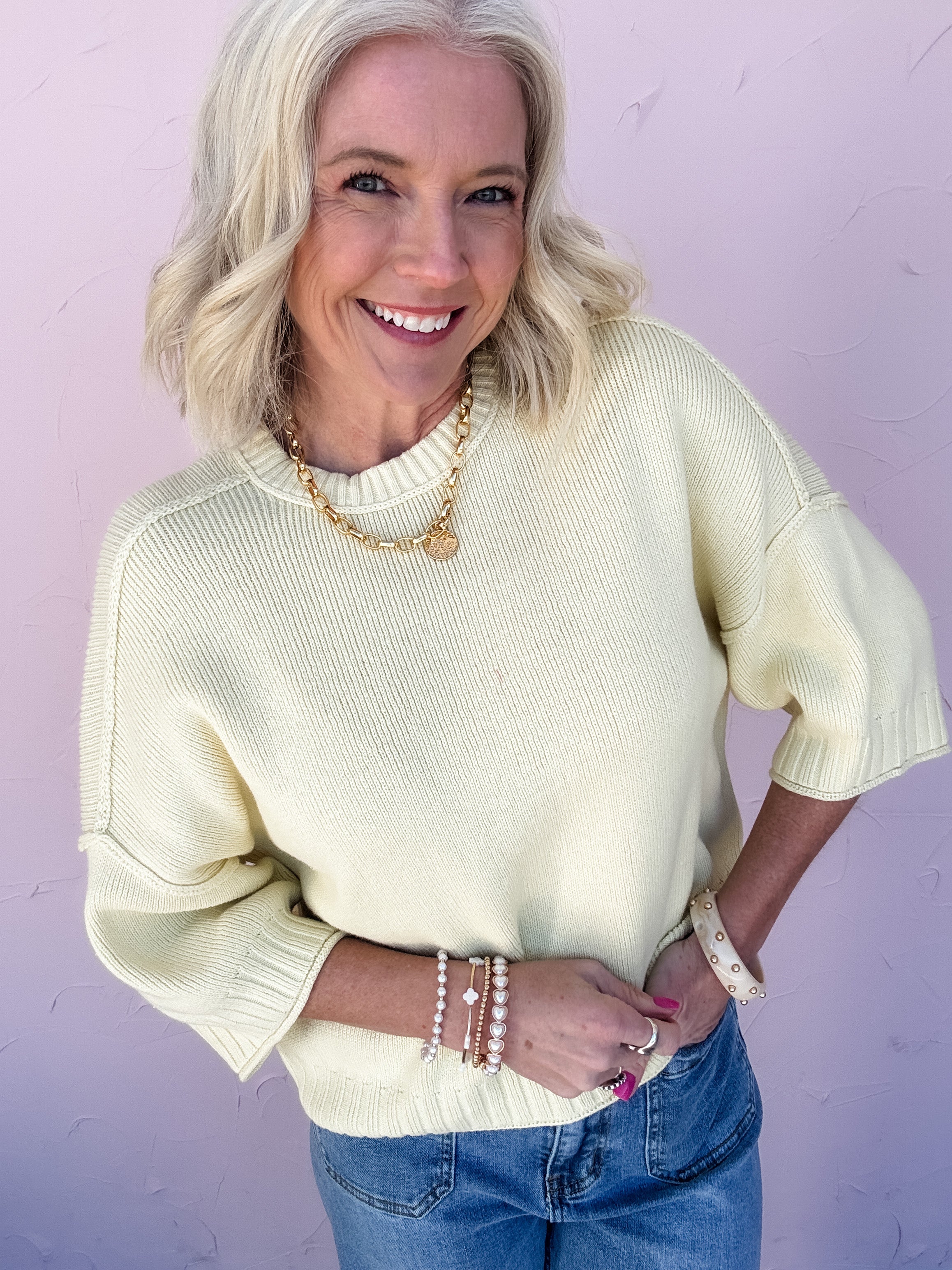 Full Moon Sweater Top