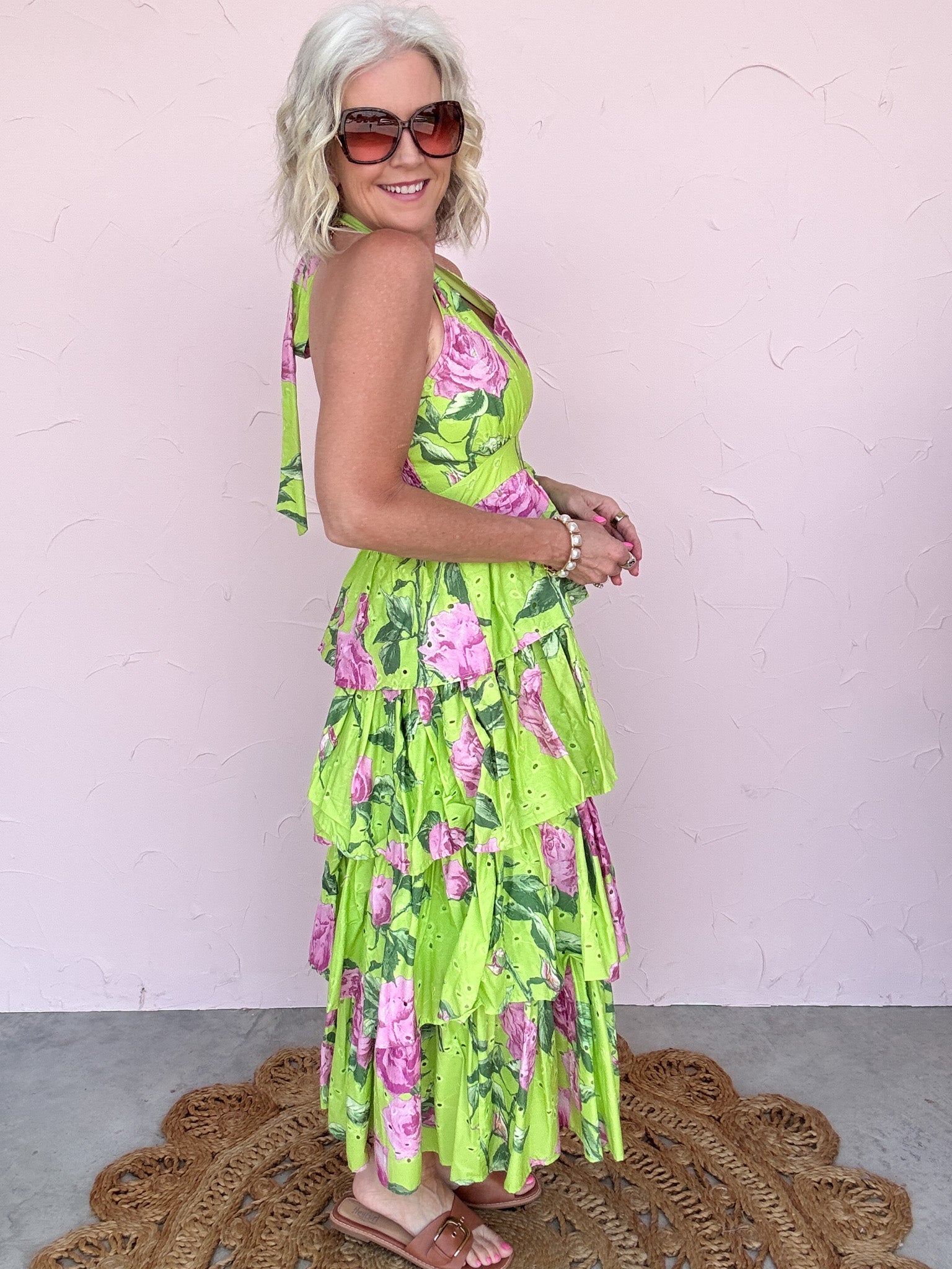 Neon Rose Escape Dress