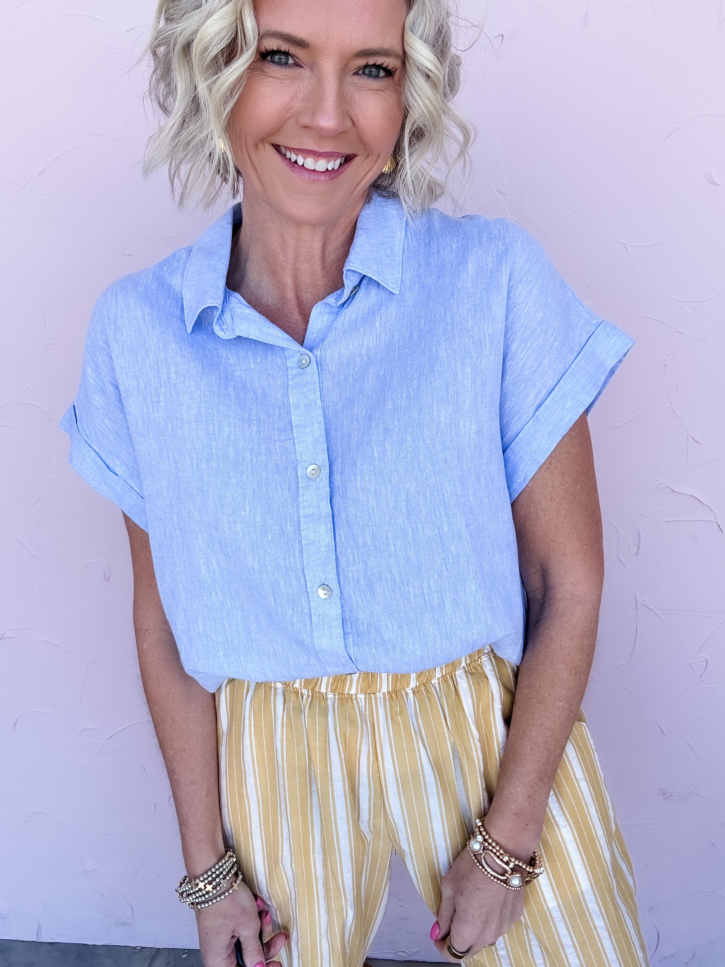 Morning Current Button Down