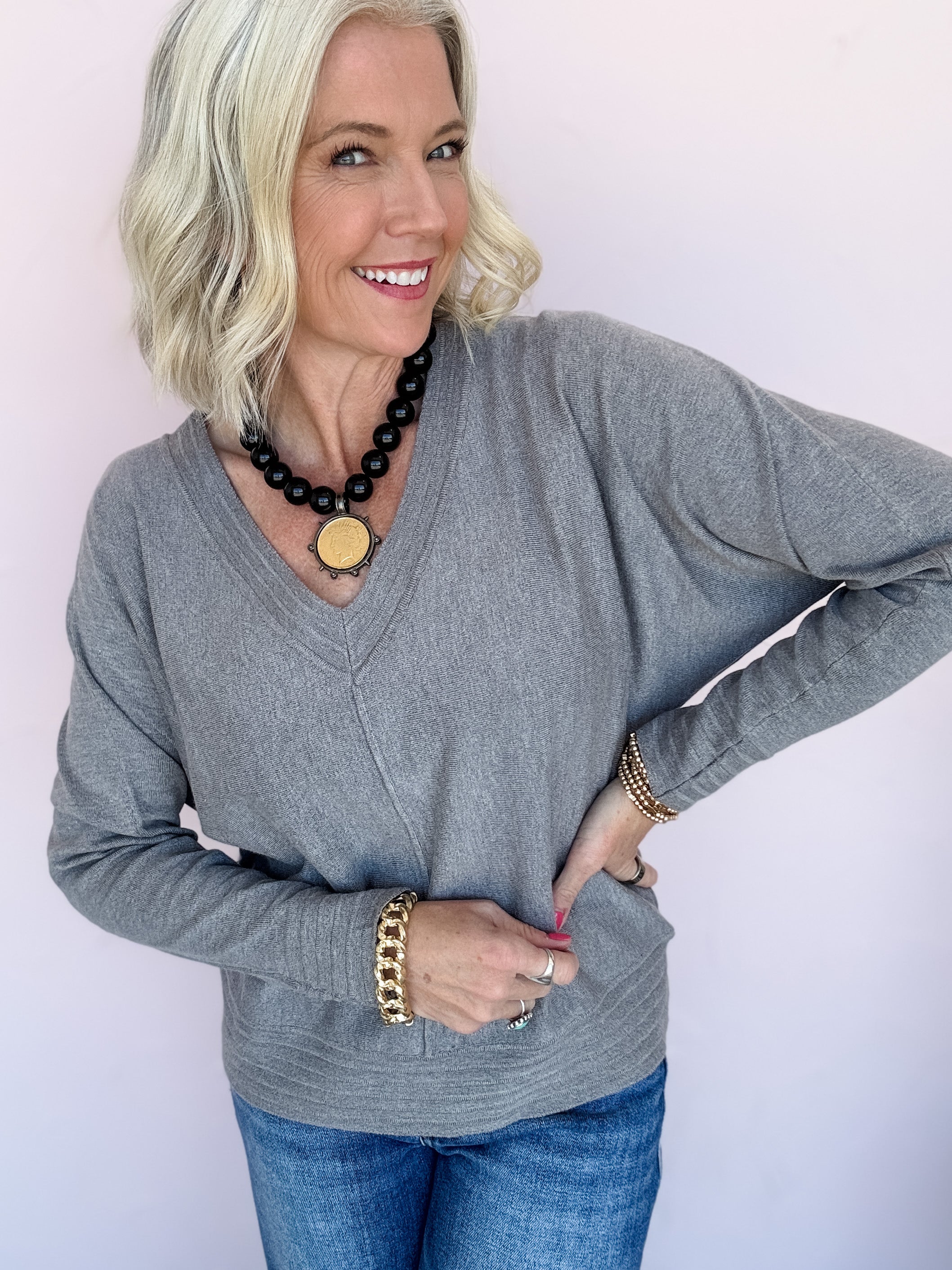 Silver Hour Knit Top