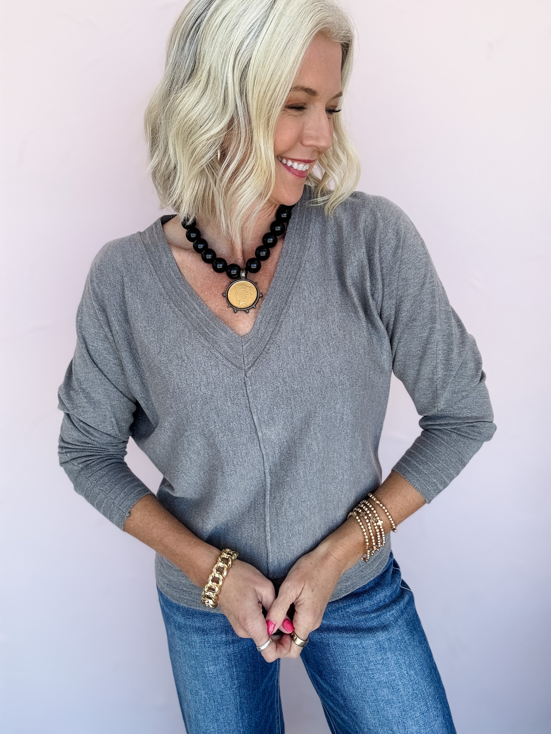 Silver Hour Knit Top