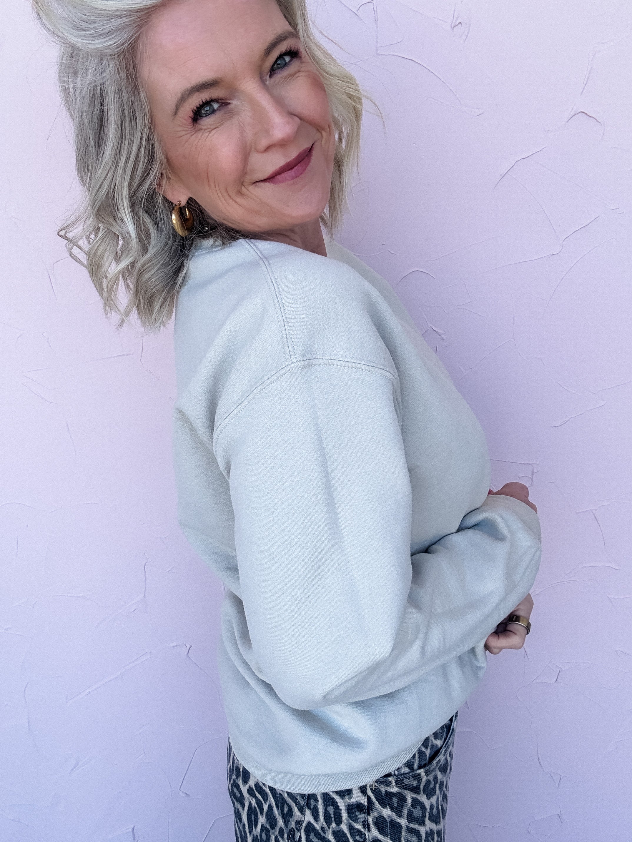 Love Embroidered Pullover