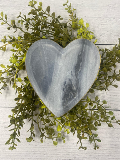 Marble Foil Heart Trinket Tray - Vintage Soul