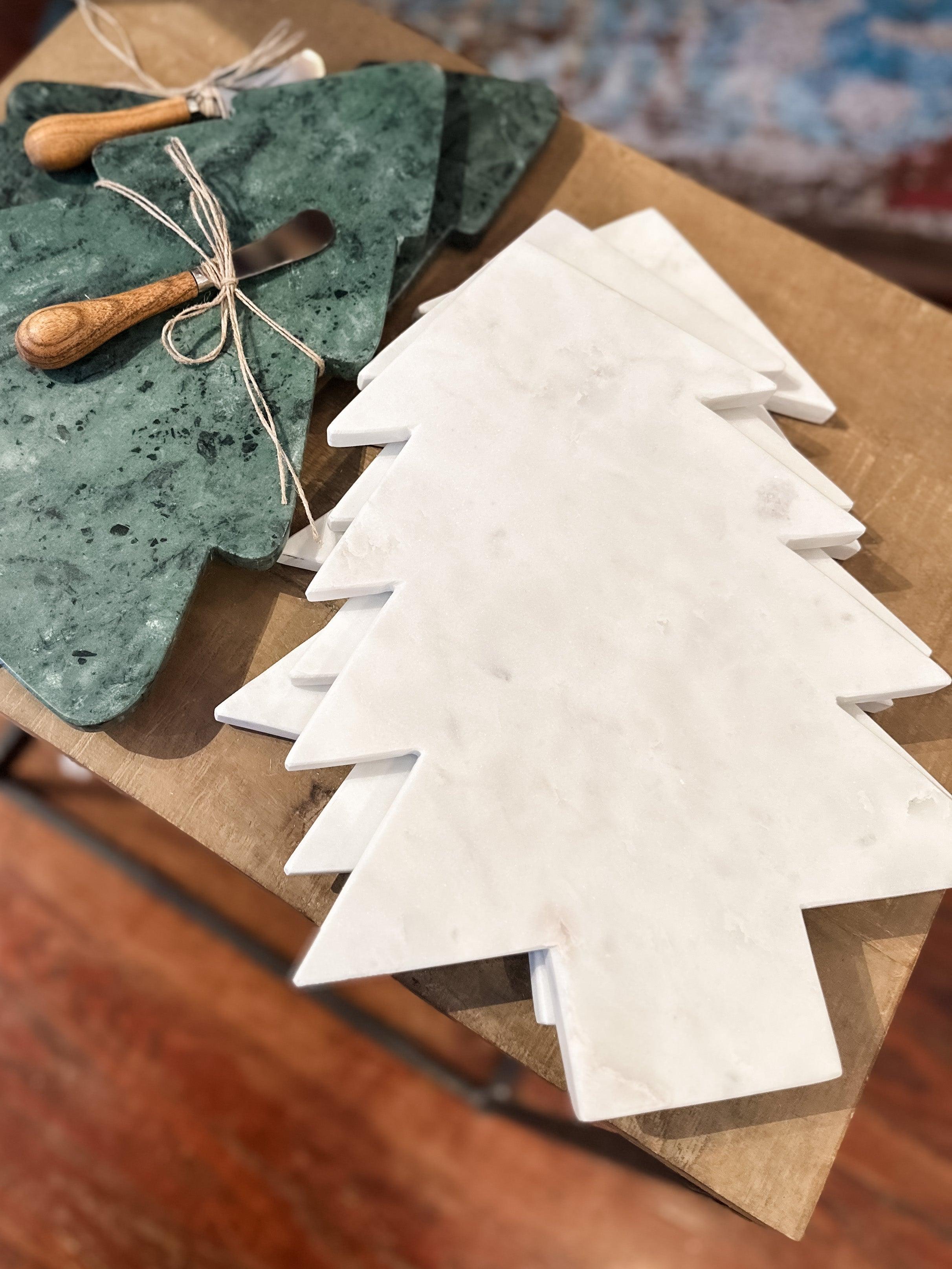 Tree Shaped Marble Cheese Board