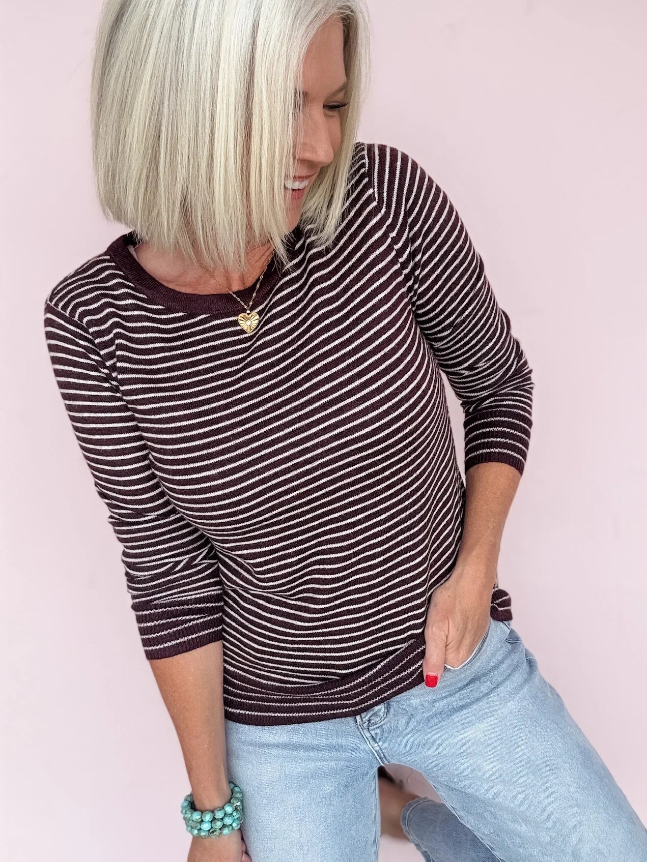 Rivers & Roads Striped Sweater -FINAL SALE
