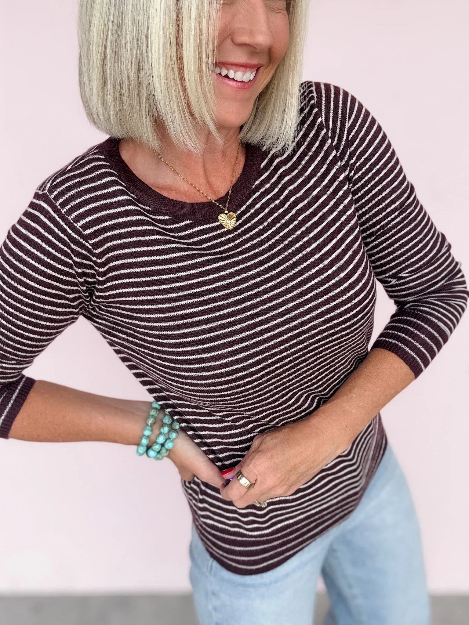 Rivers & Roads Striped Sweater -FINAL SALE