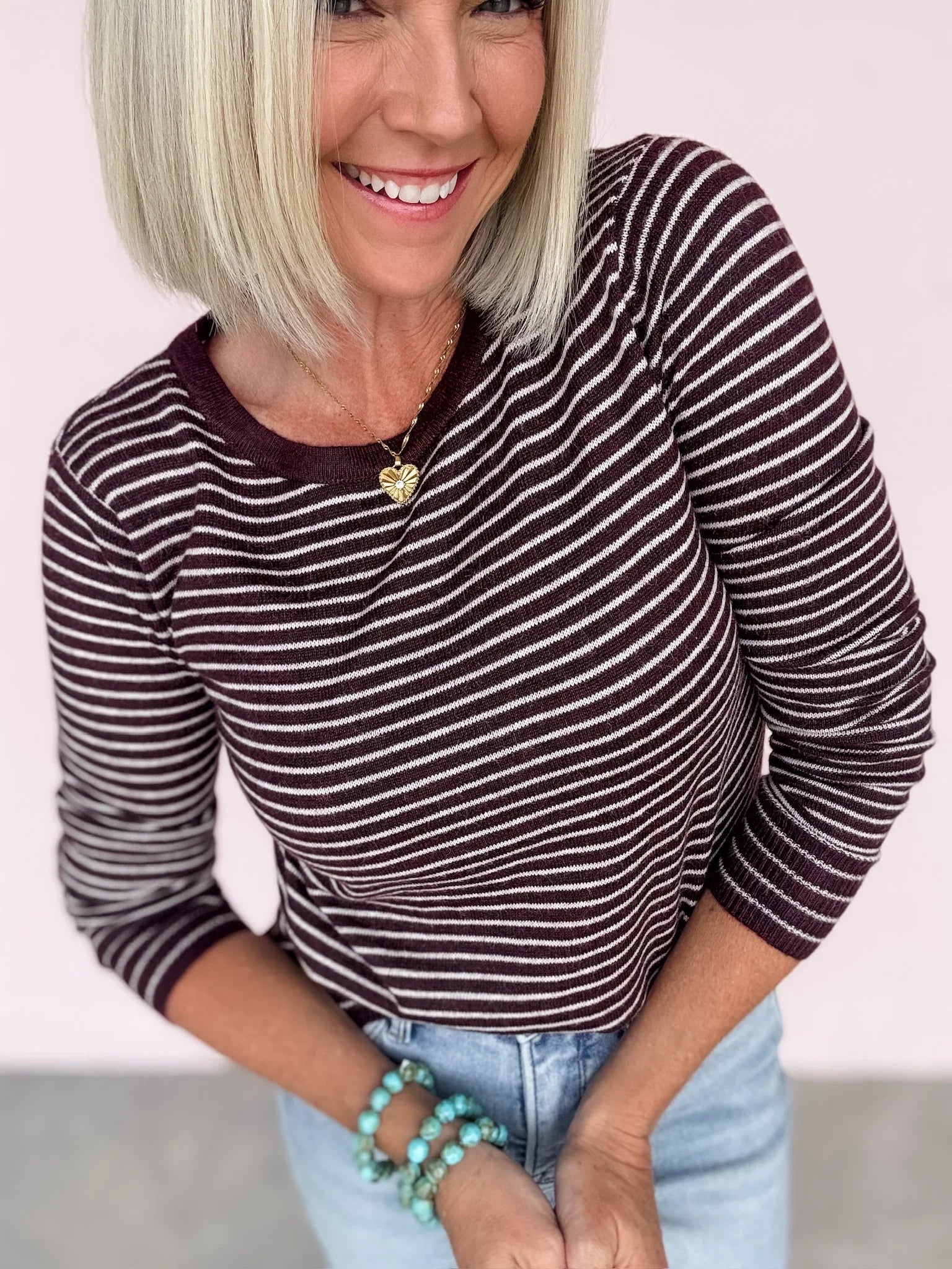 Rivers & Roads Striped Sweater -FINAL SALE