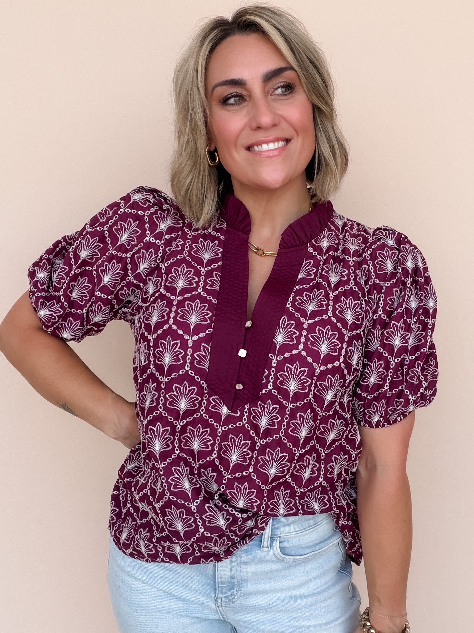 Velvet Rouge Top