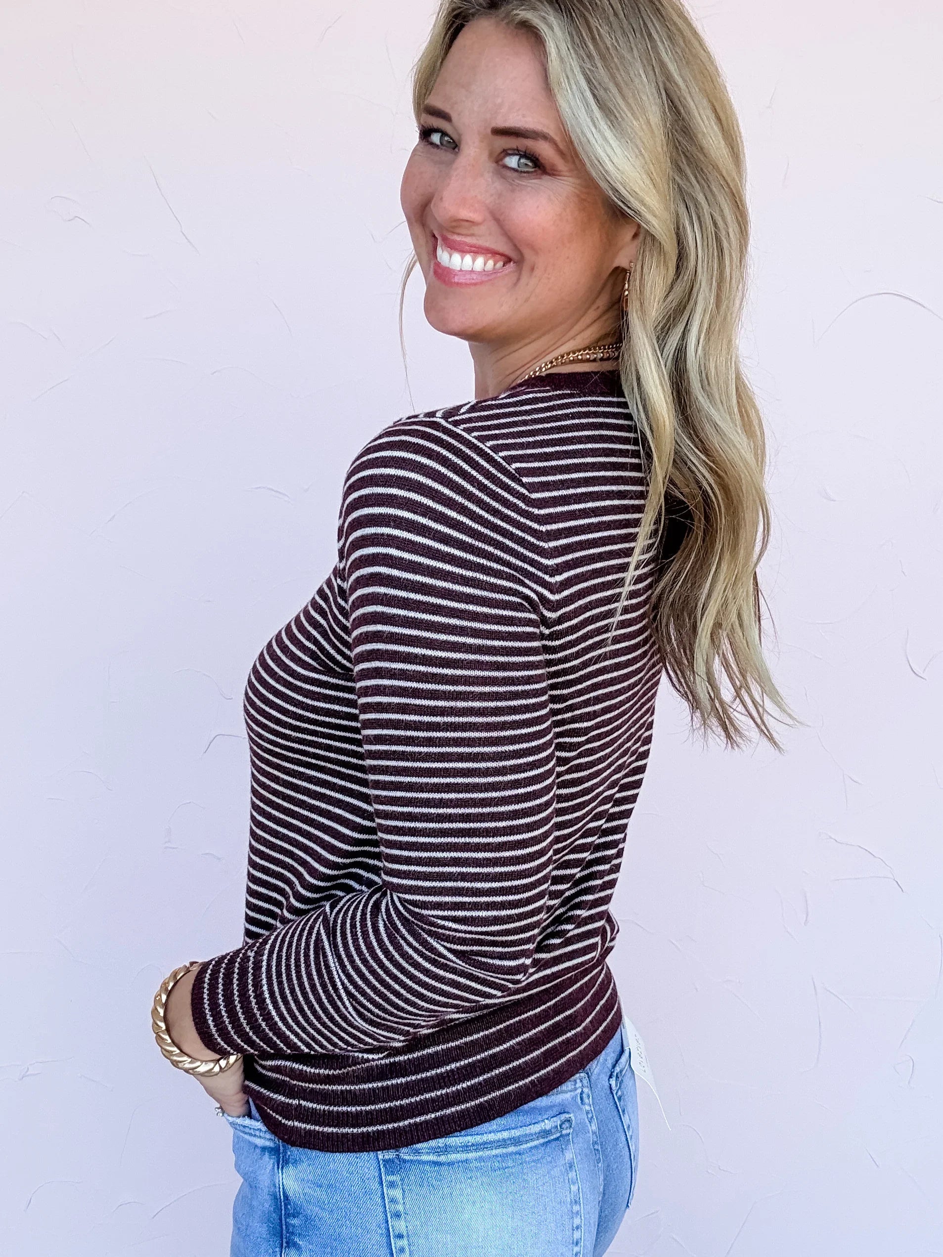 Rivers & Roads Striped Sweater -FINAL SALE