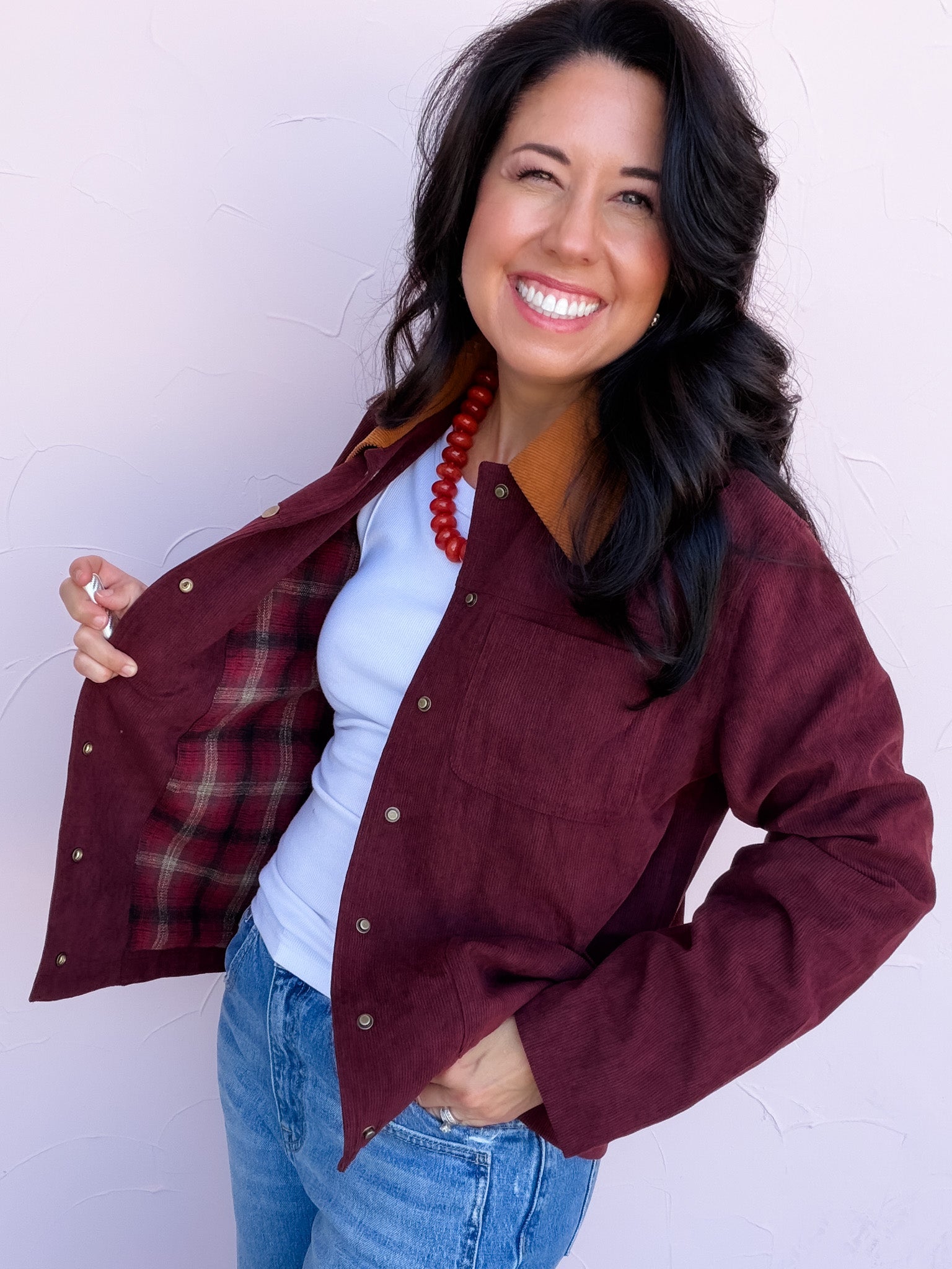 Cordially Yours Jacket | Wine