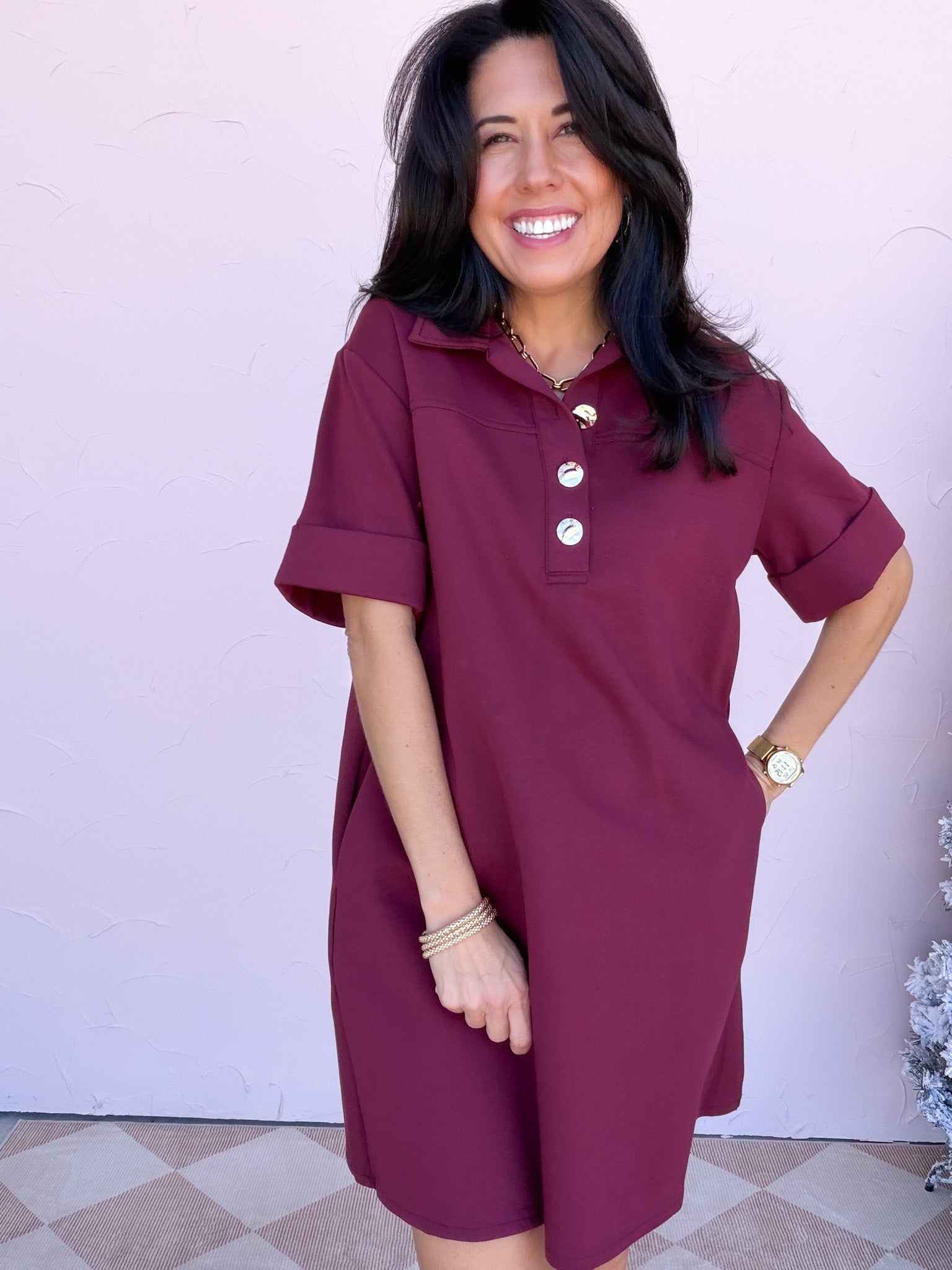 Homegrown Dress | Wine