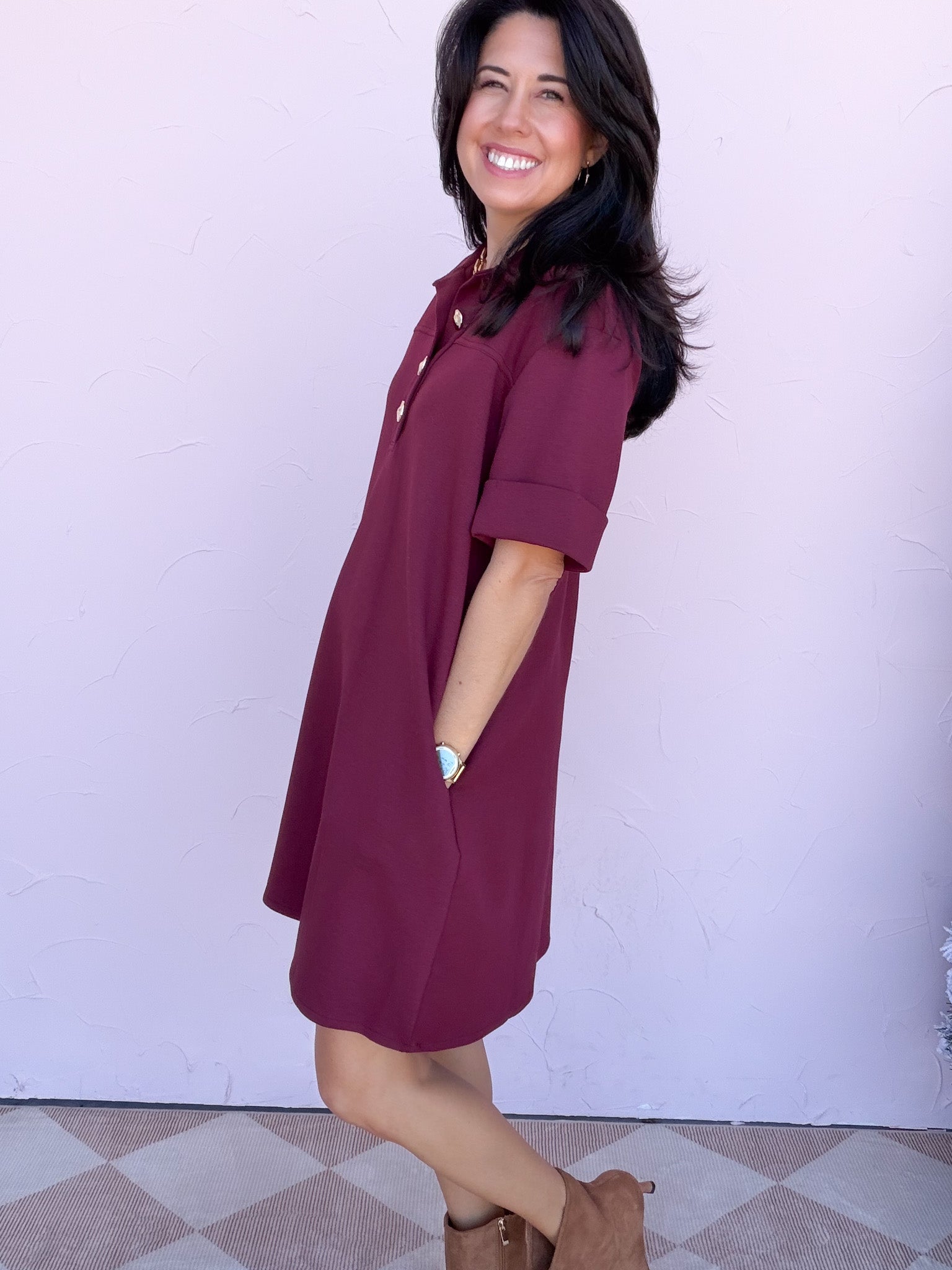 Homegrown Dress | Wine