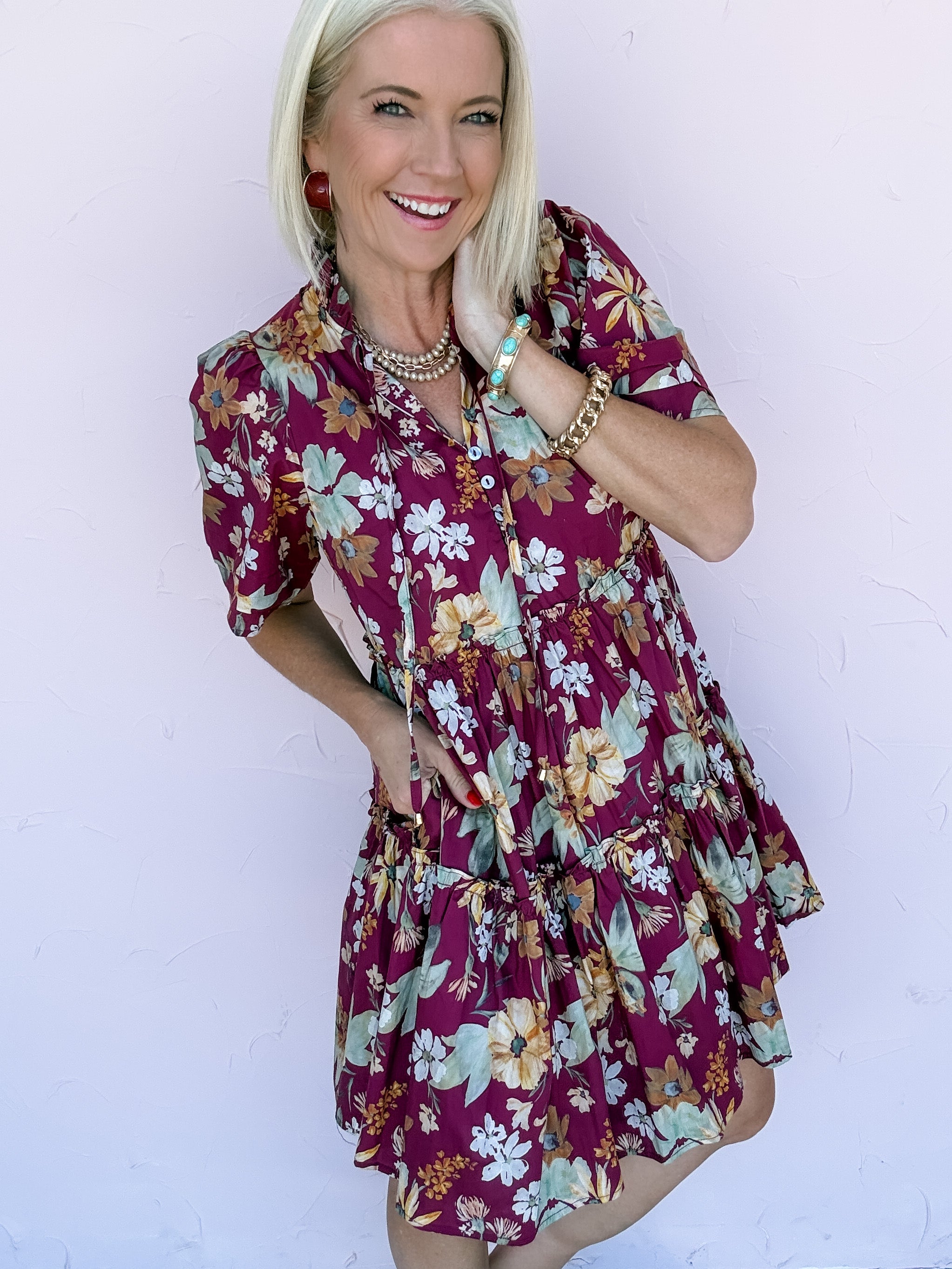 Floral Elements Dress