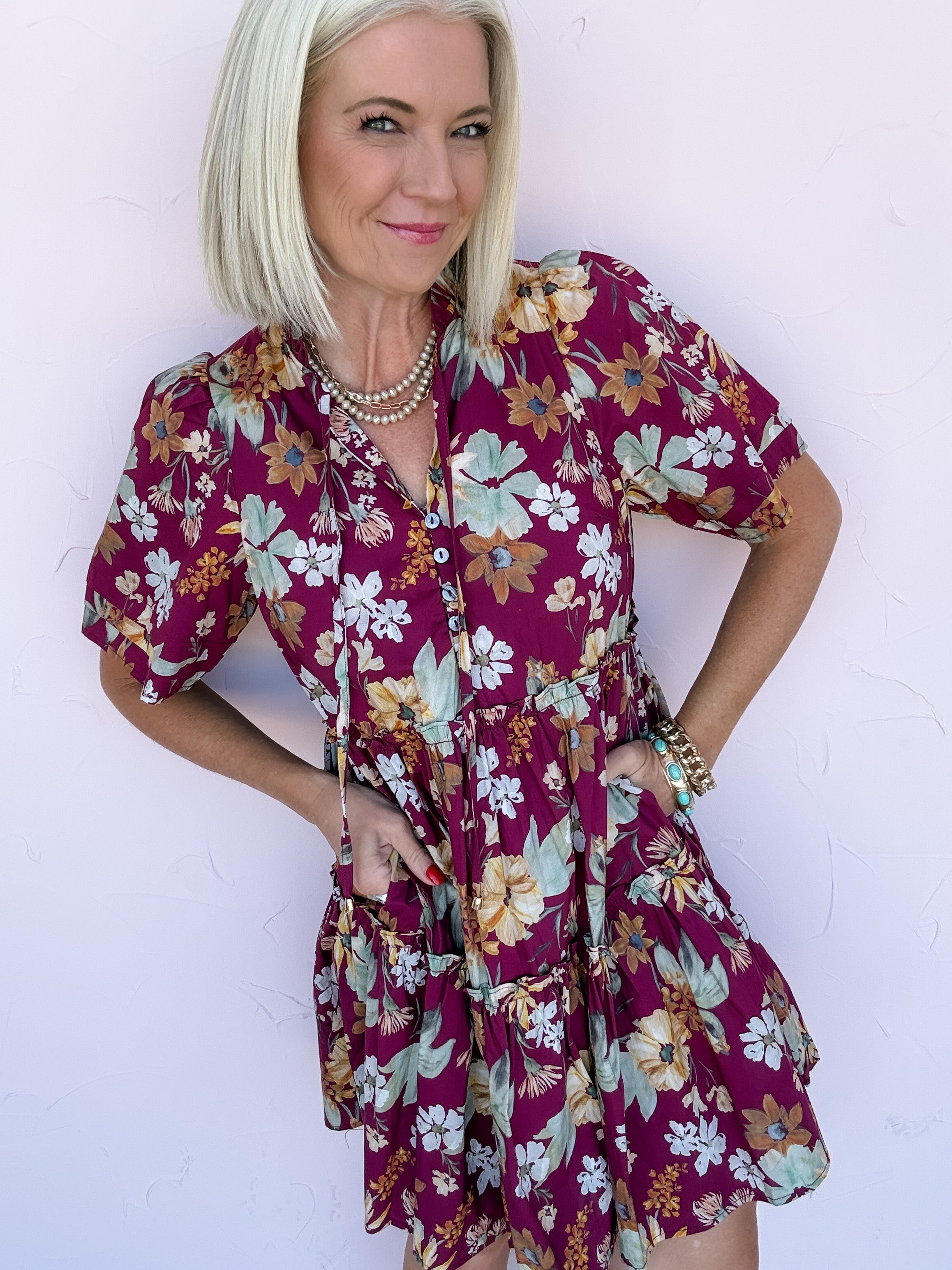 Floral Elements Dress