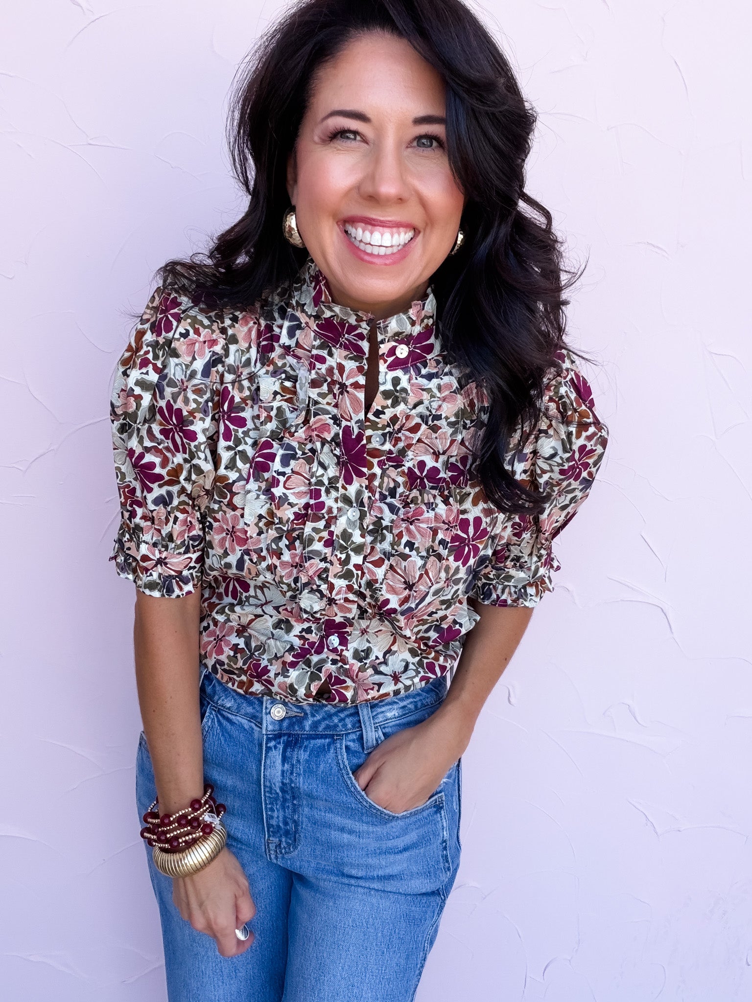 Vintage Bouquet Top
