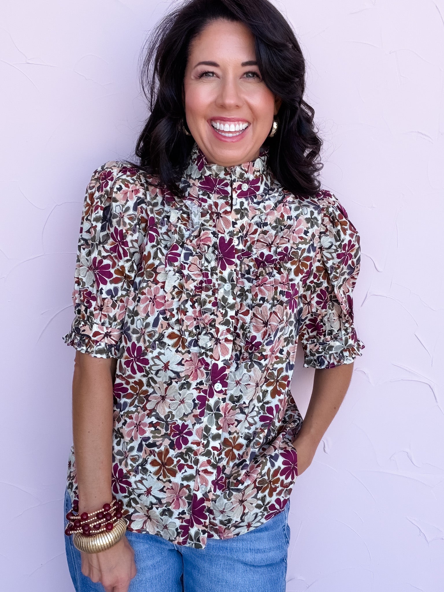 Vintage Bouquet Top