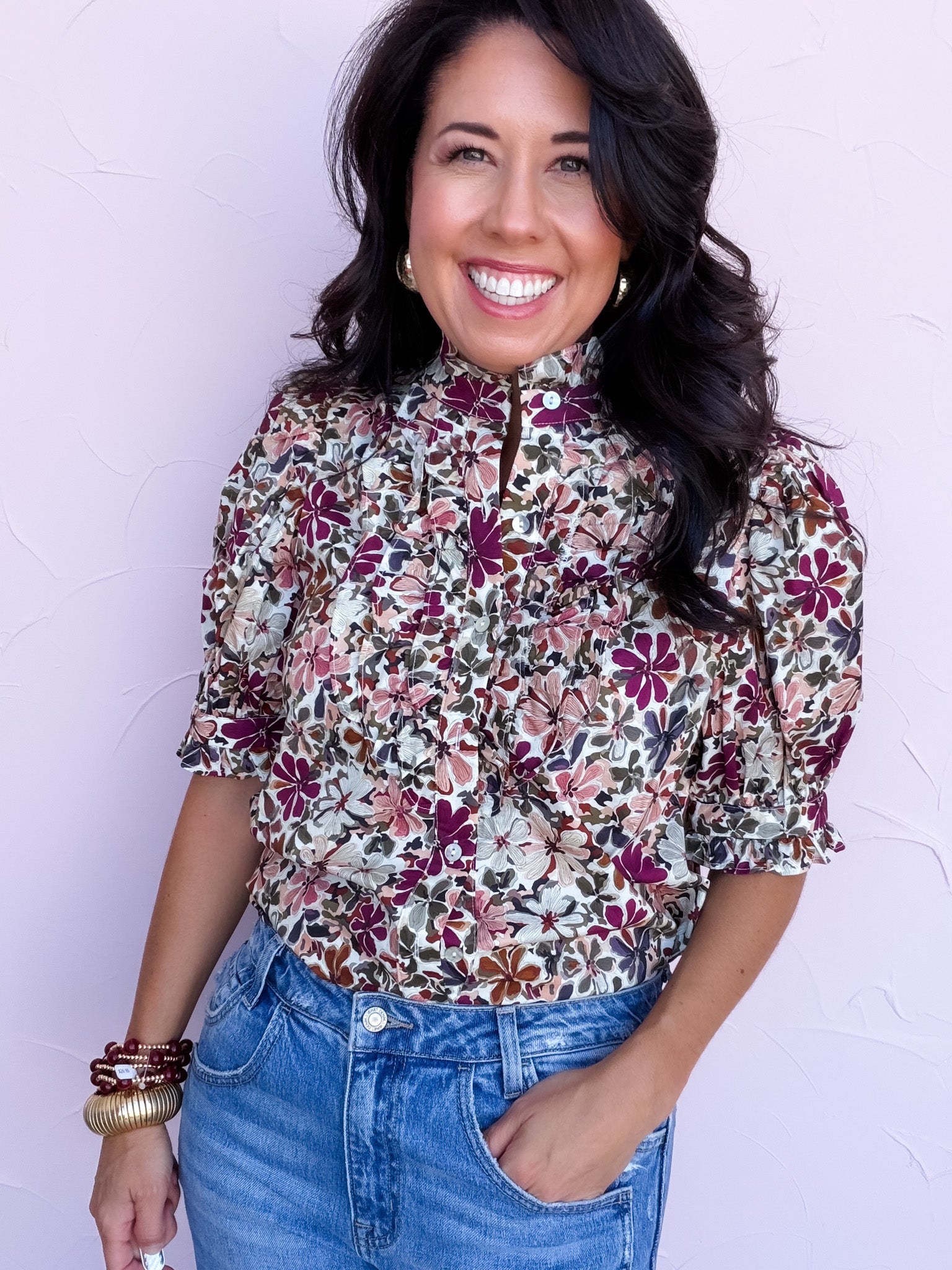 Vintage Bouquet Top