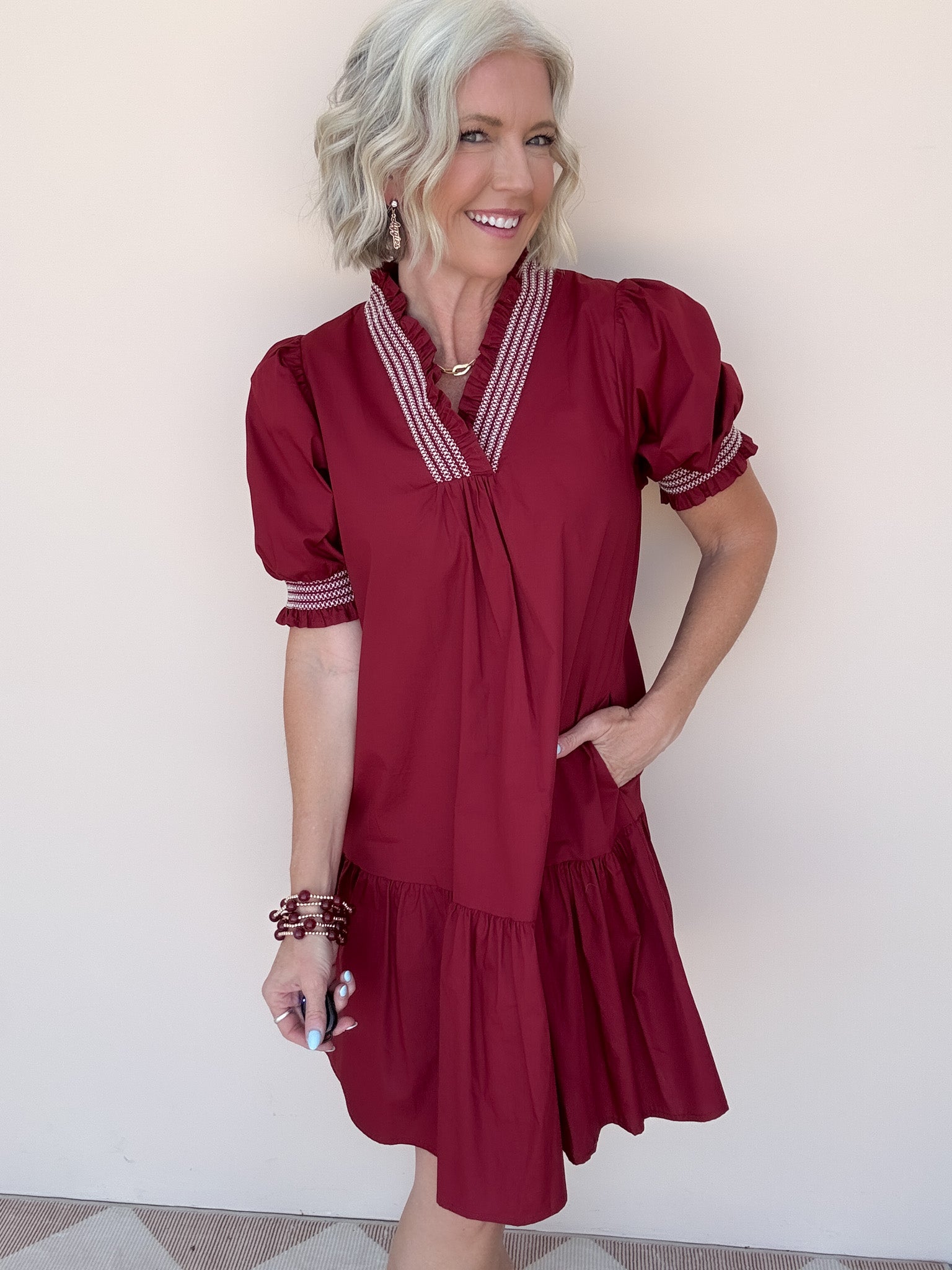 Bordeaux Beauty Dress