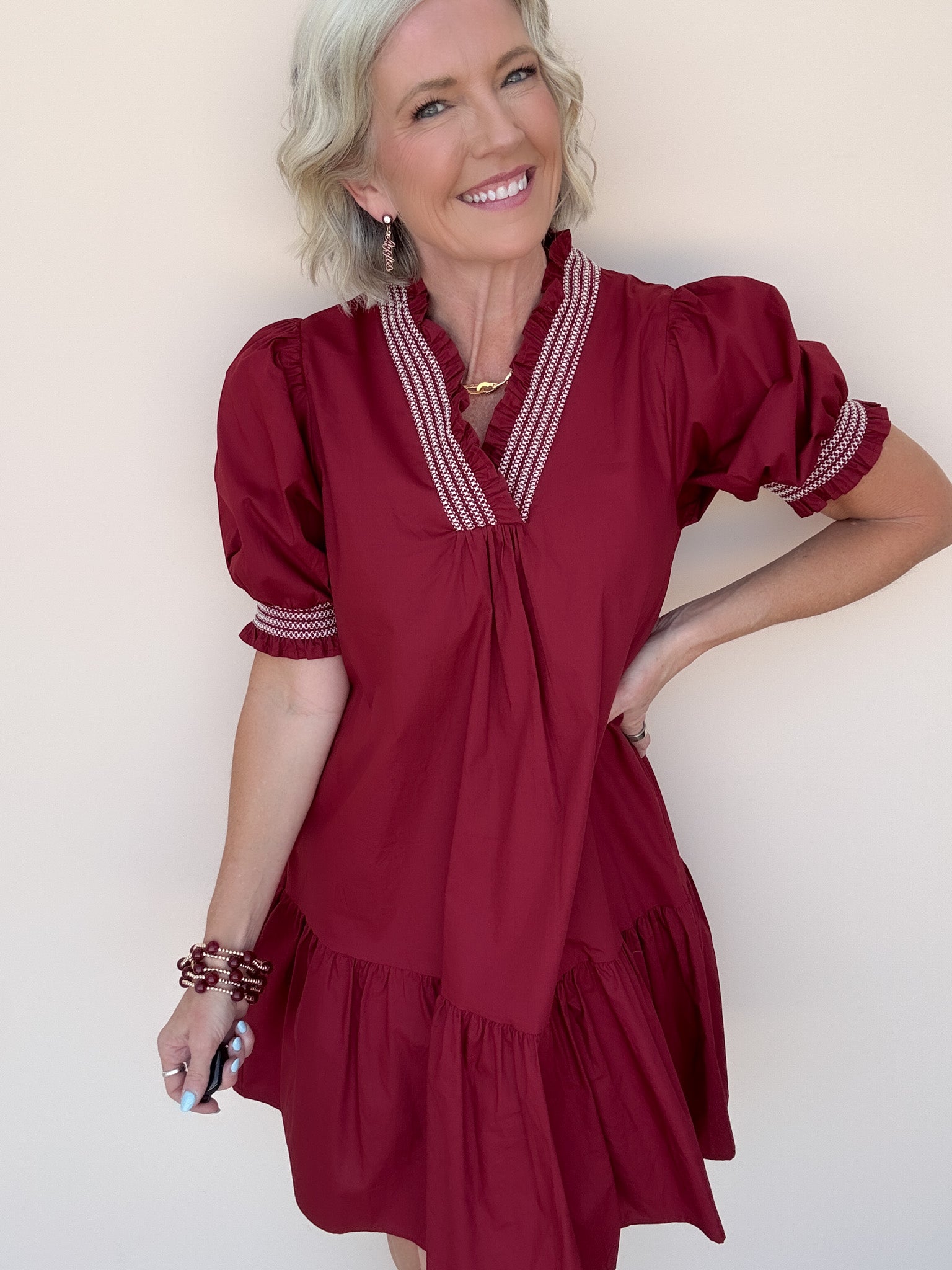 Bordeaux Beauty Dress