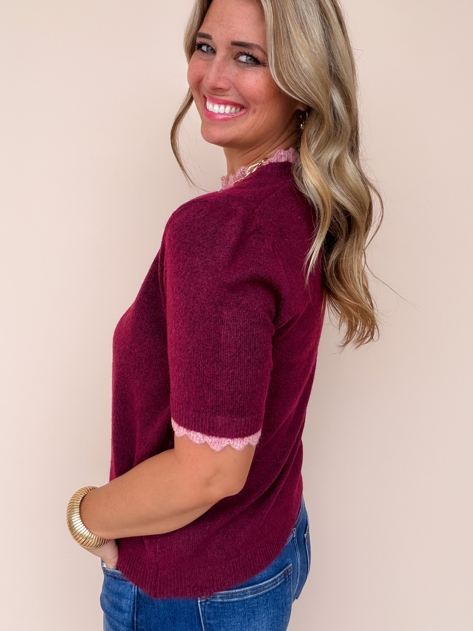 Frill Seeker Knit Top