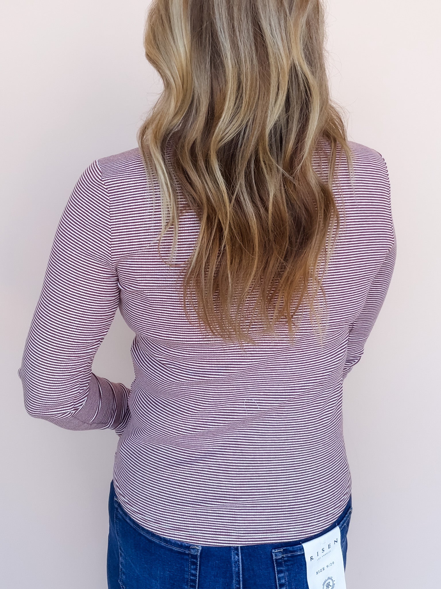 Rust & Row Henley
