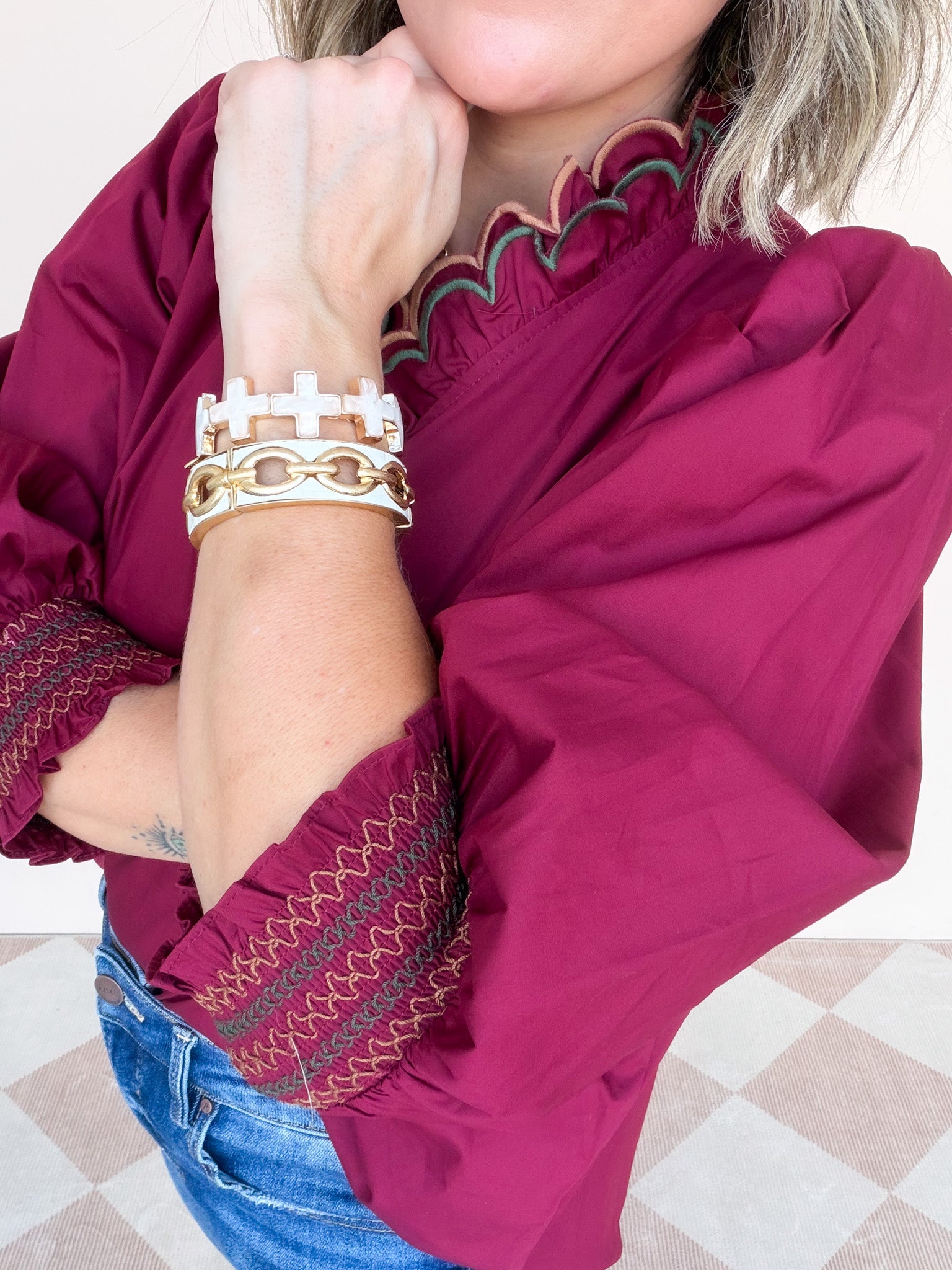 Cranberry Kiss Top