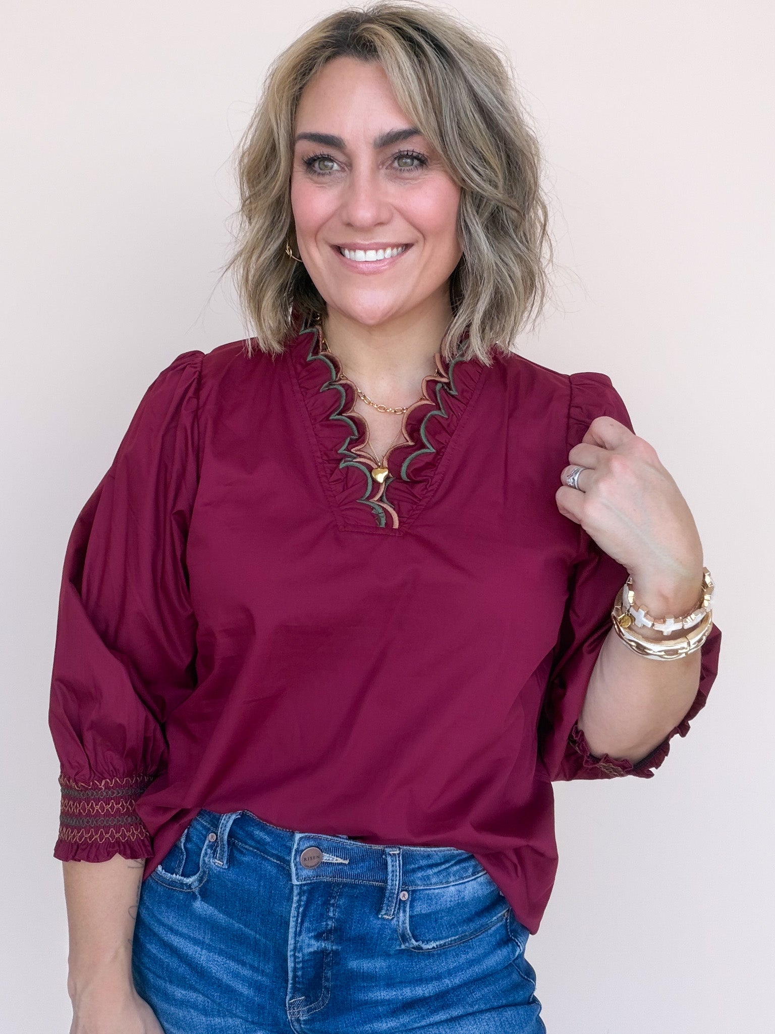 Cranberry Kiss Top