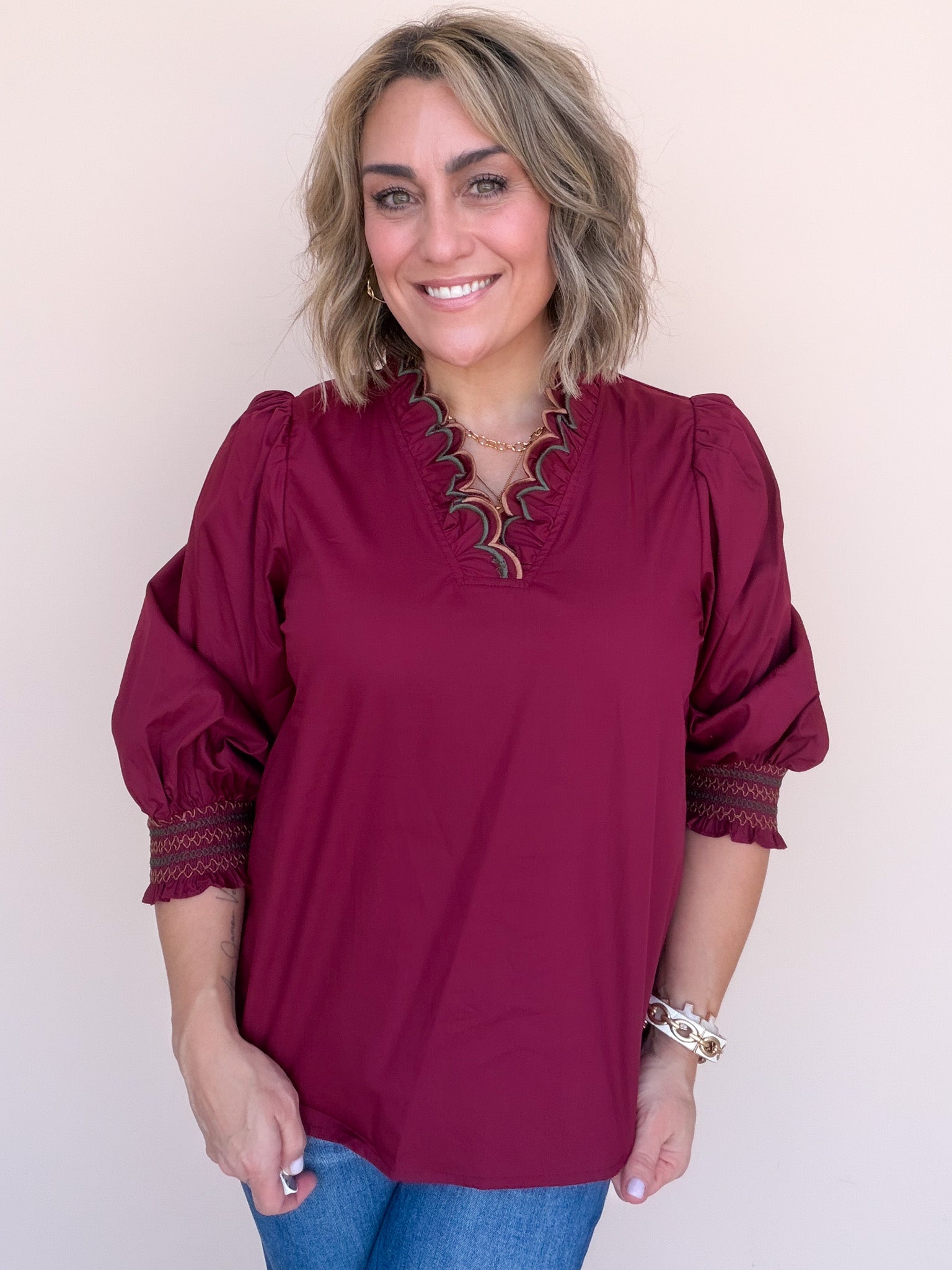 Cranberry Kiss Top