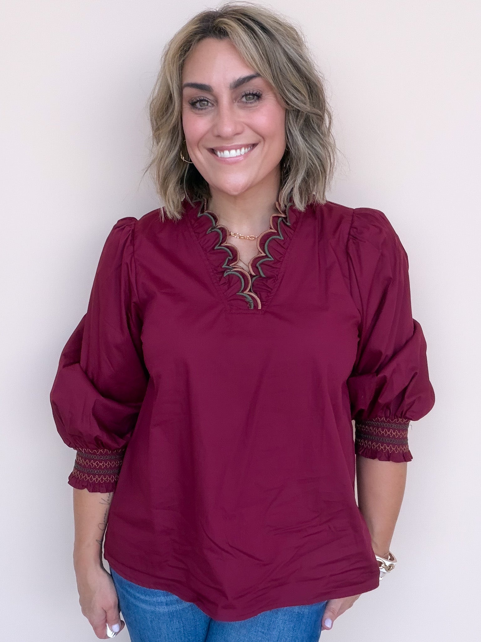 Cranberry Kiss Top