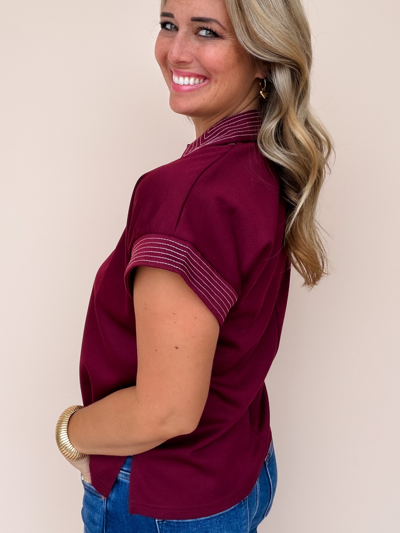 Sideline Stitch Top