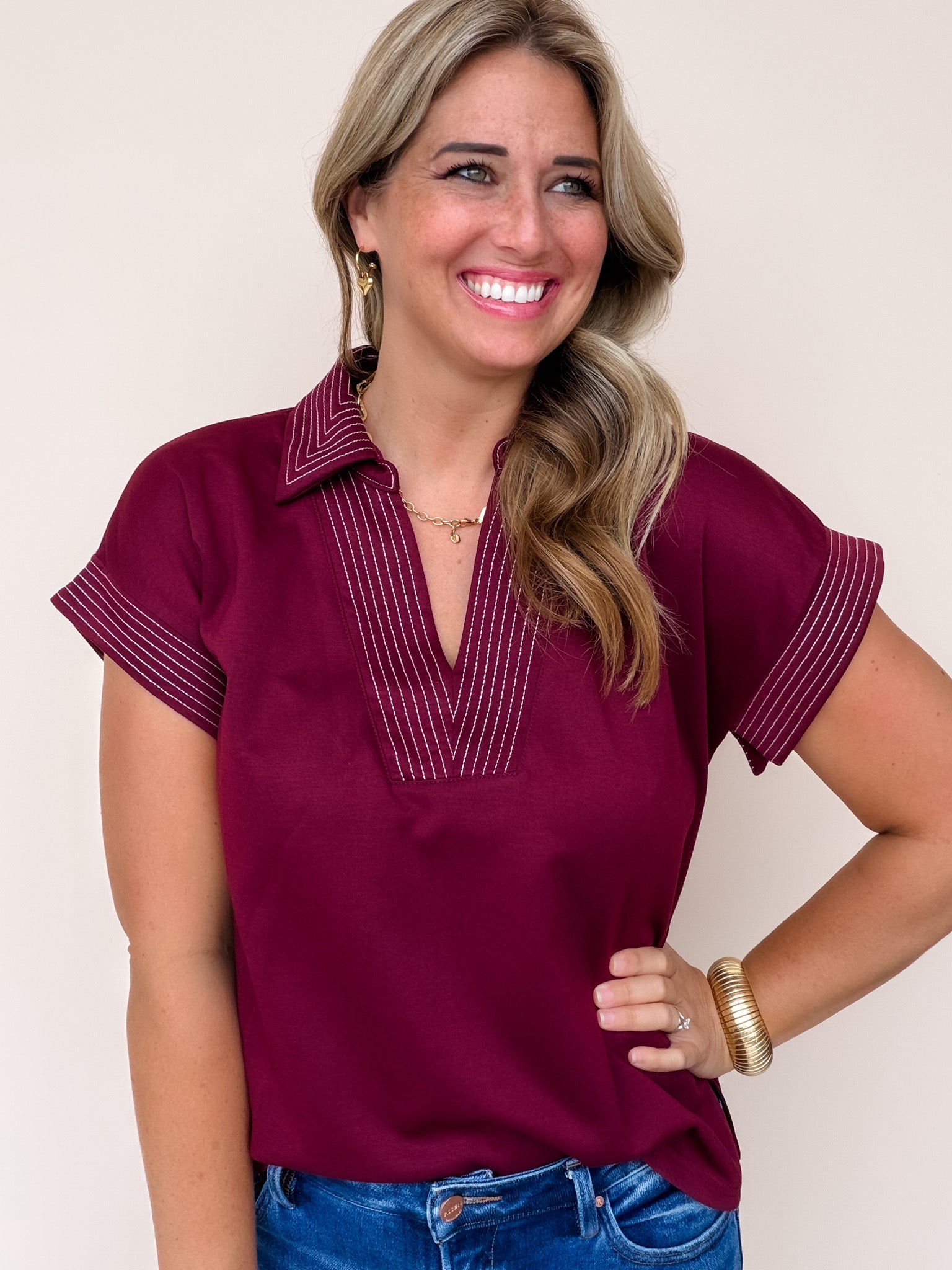 Sideline Stitch Top
