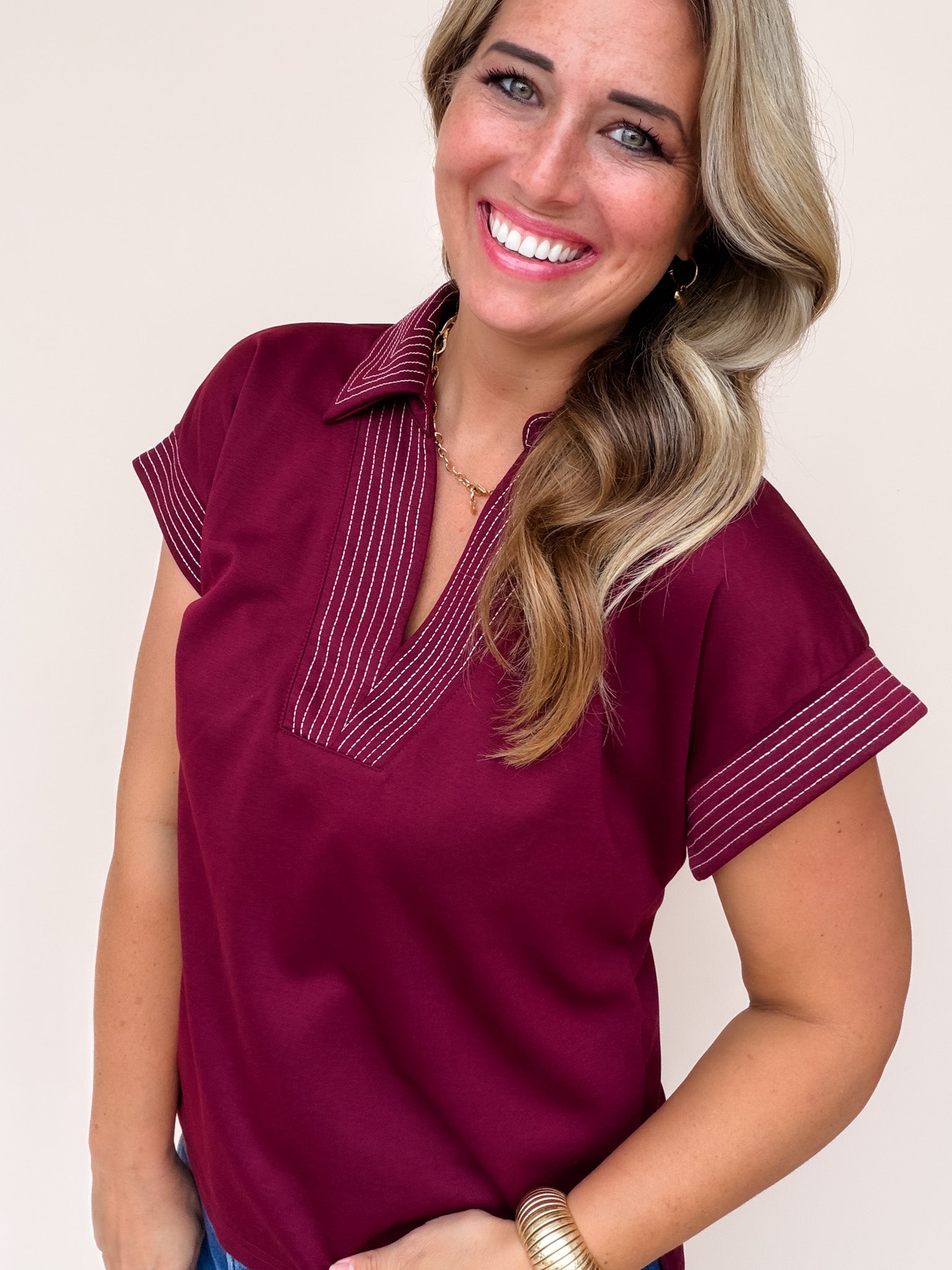 Sideline Stitch Top