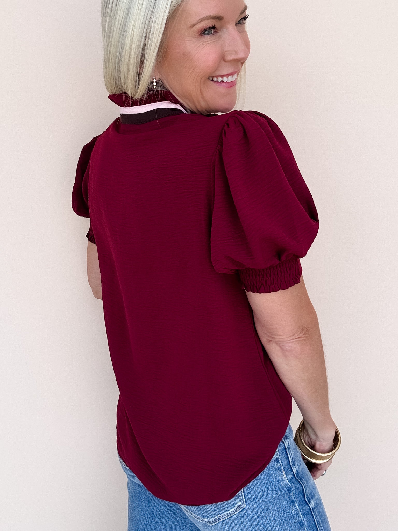 Vivid Trim Top | Wine