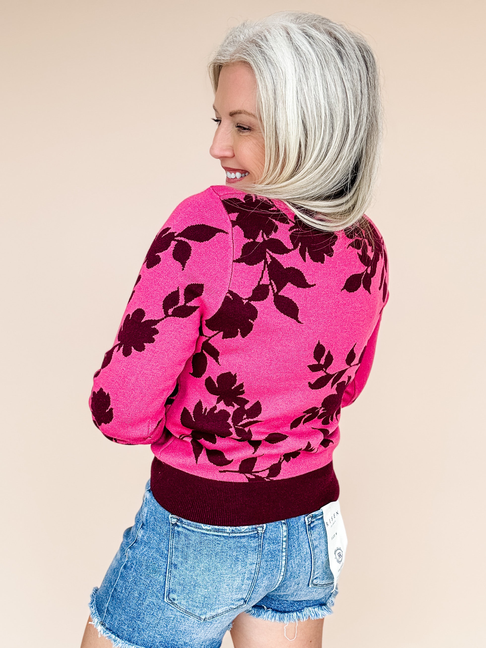 Vienna Floral Sweater- FINAL SALE