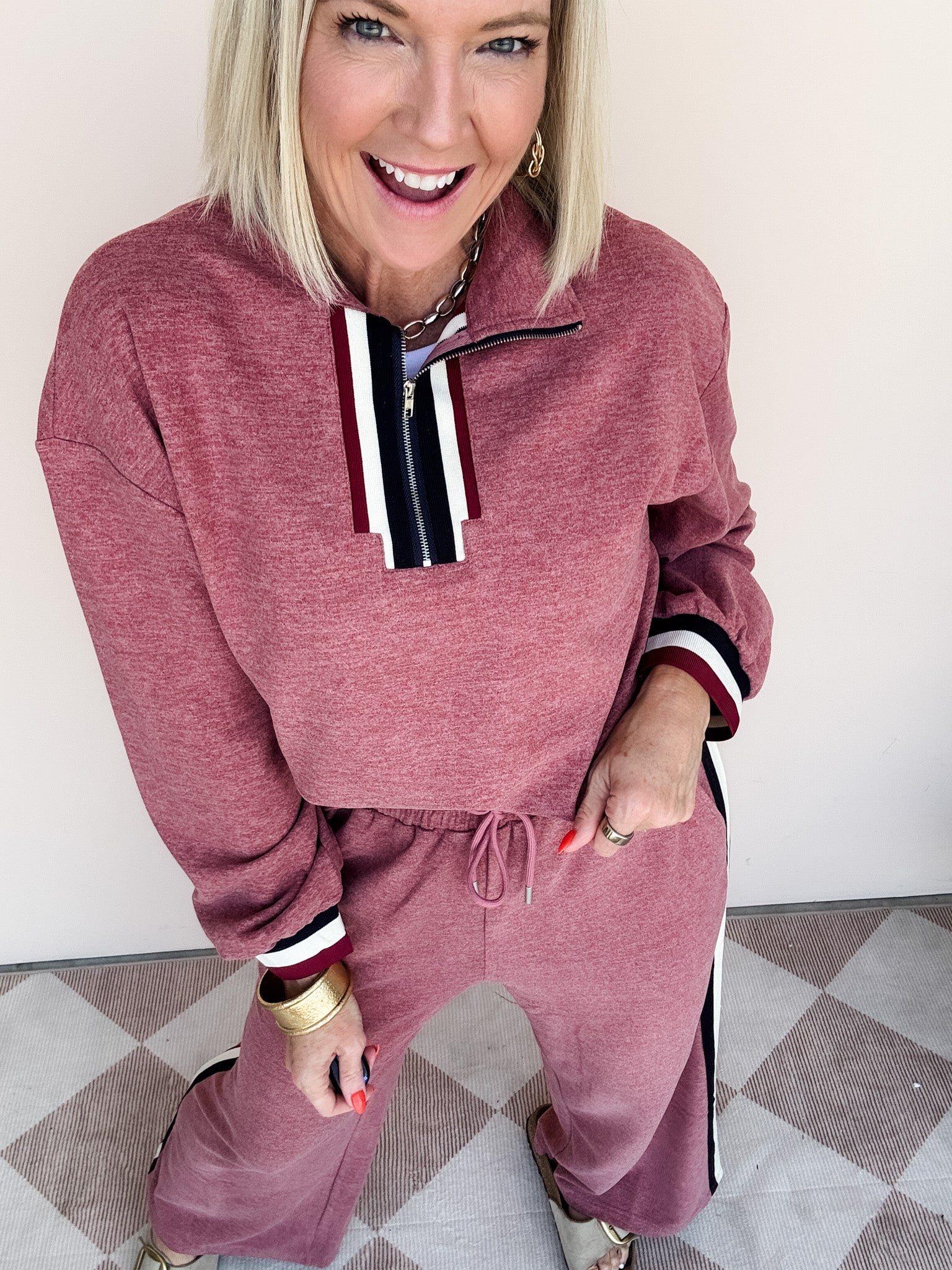 Lounge Society Set | Burgundy